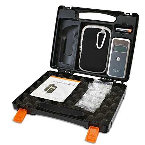 Premium AL7000 Full Pack Professional Breathalyzer - High Accuracy with Replaceable Sensors | DOT & US Coast Guard Certified | FDA 510(k) Approved | Perfect for Workplace Testing, Law Enforcement & Personal Alcohol Monitoring