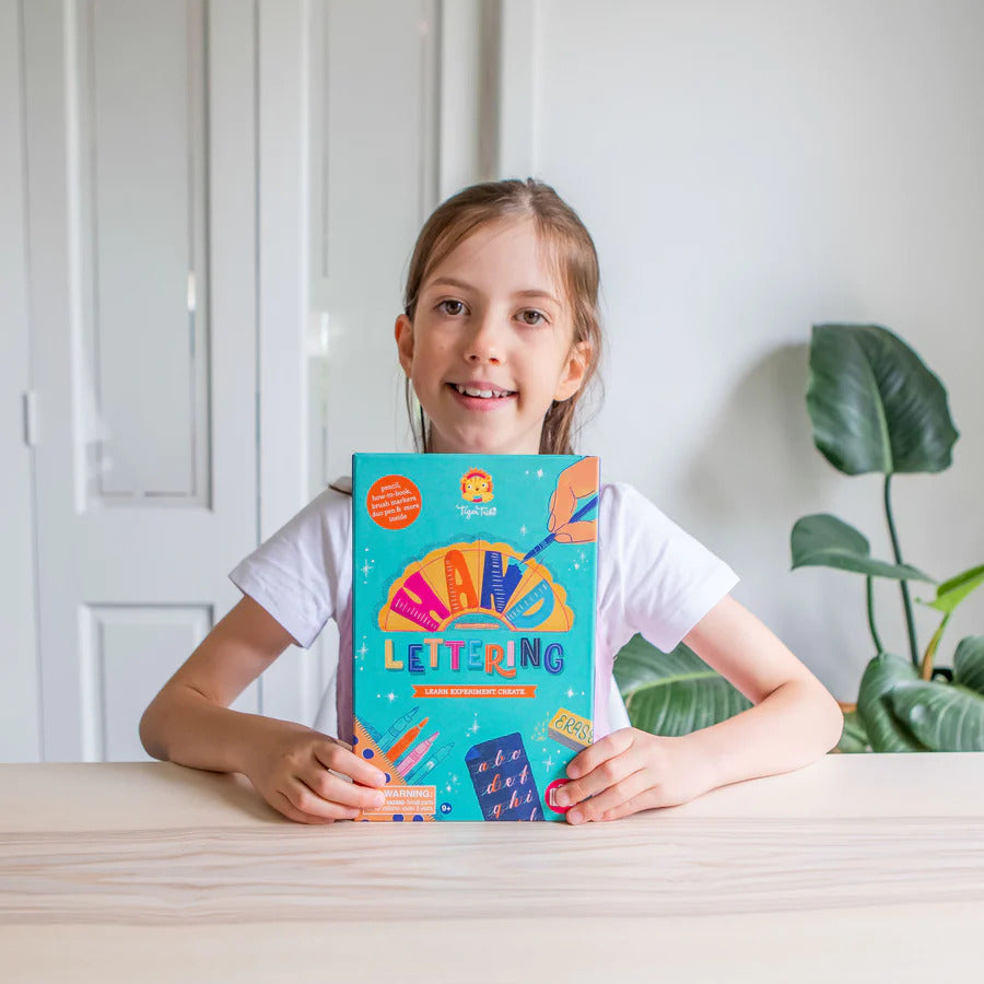 Hand Lettering Kit for Kids - Creative Art Activity Set for Learning Calligraphy & Drawing | Perfect for Homeschooling, Classroom & DIY Craft Projects