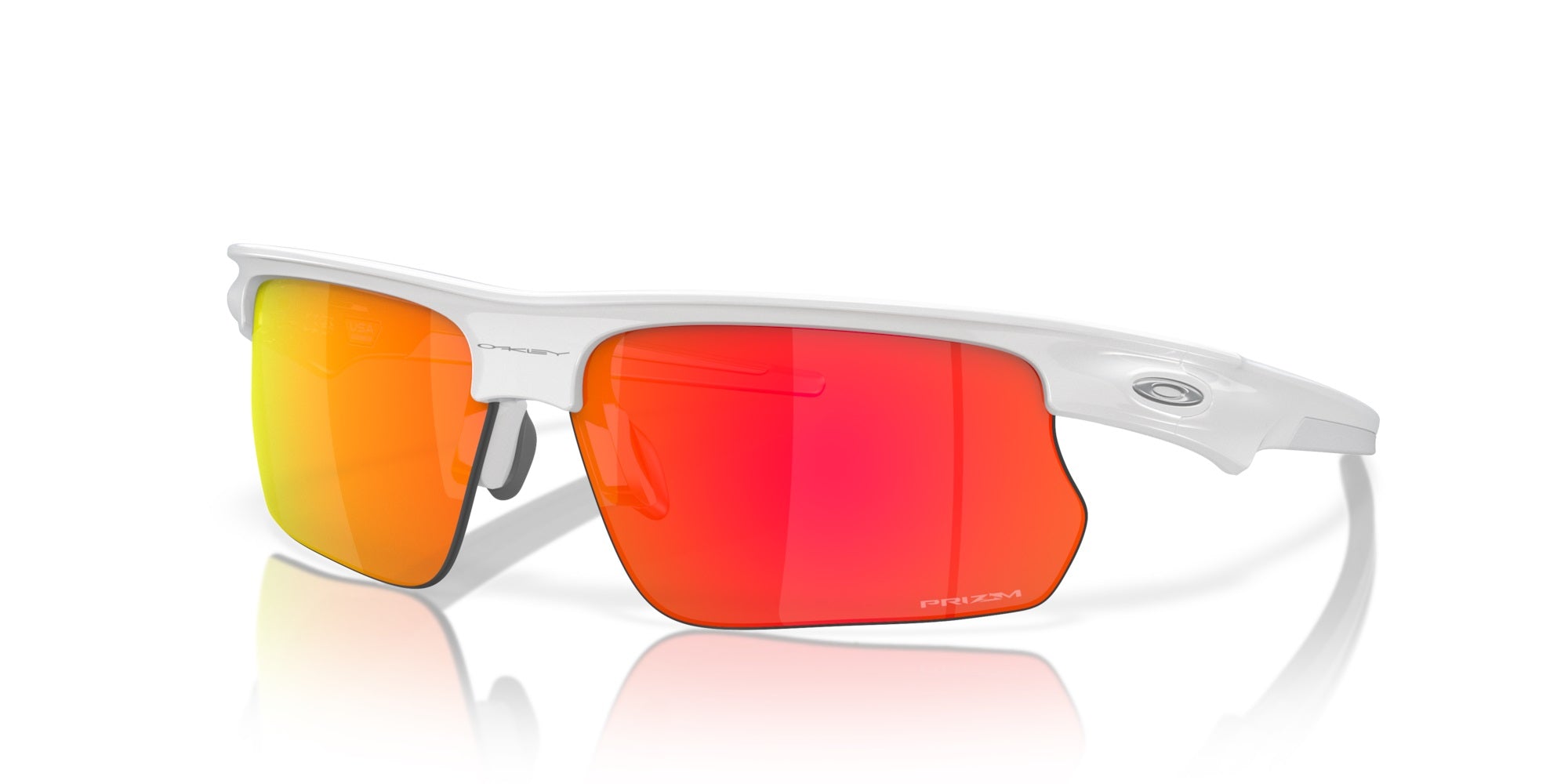 Prizm Ruby Lens/Polished White Frame