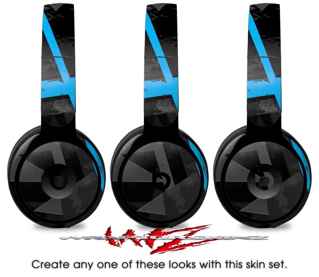 Beats Solo Pro Headphone Skin Decal Wrap - Baja 0004 Neon Blue Protective Cover (Headphones Not Included) | Perfect for Gym, Travel & Daily Use