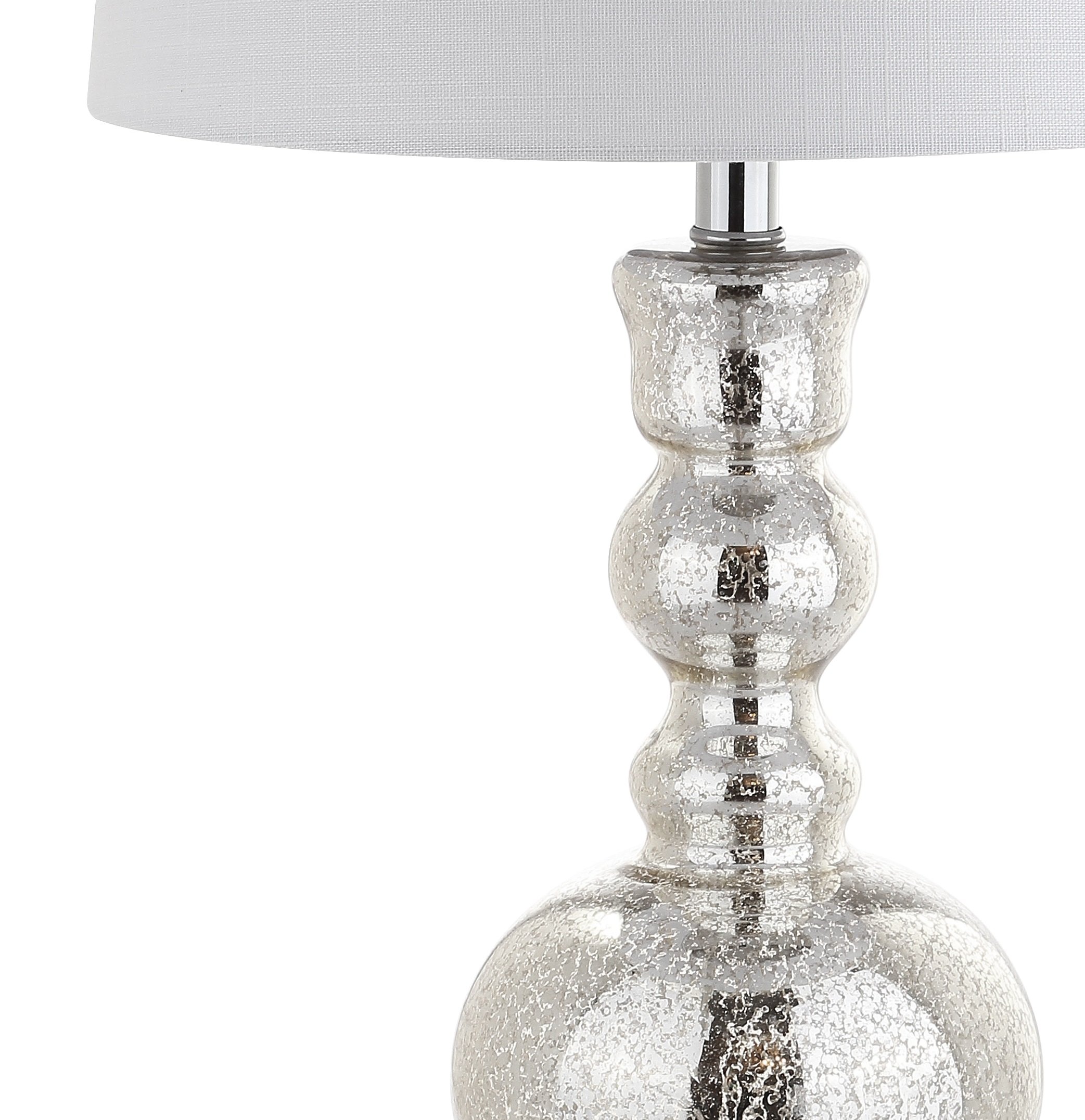 JONATHAN Y JYL1061D-SET2 Set of 2 Modern Glass LED Table Lamps - 28.5