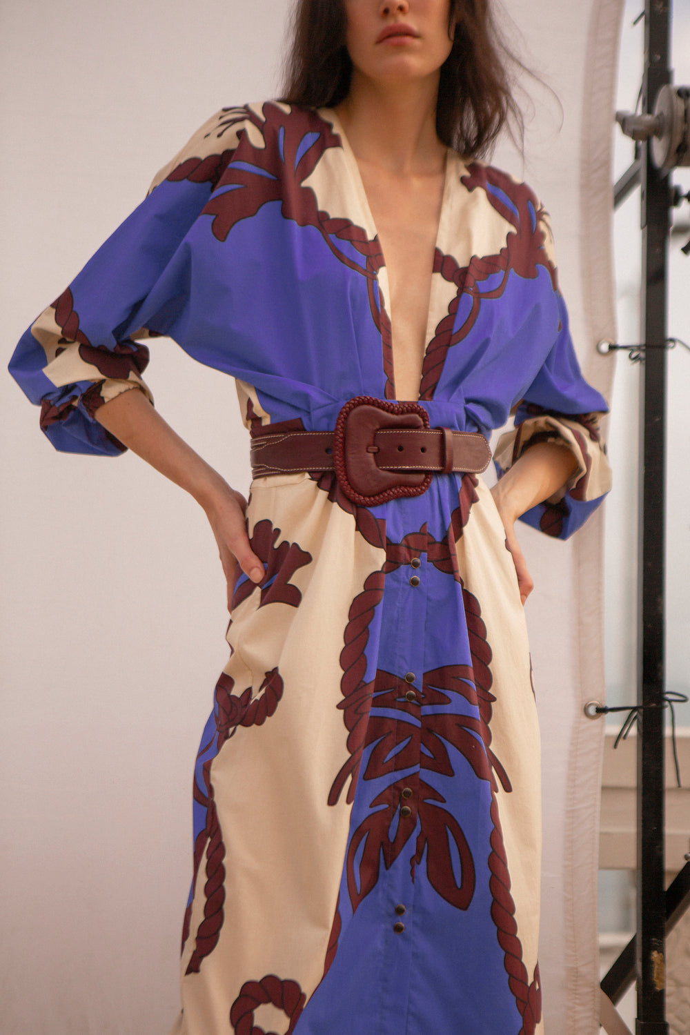 Latitude Marina Dress - Women's Floral Summer Maxi Dress, Boho Beach Cover Up, Lightweight & Breathable for Vacation, Pool Party, and Casual Outings