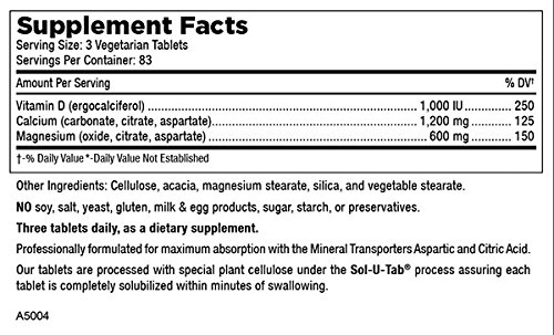 Mt. Angel Vitamins - Nice Bones, Supports Bone Health | 250 Vegetarian Tablets | Bone Strength Supplement for Adults & Seniors | Promotes Joint & Bone Density | Ideal for Active Lifestyle & Aging Support