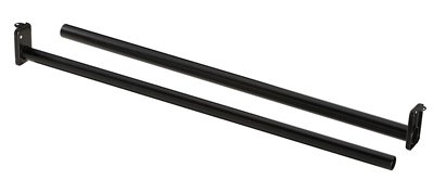 48 Inch Adjustable Oil-Rubbed Bronze Steel Closet Rod - Heavy Duty Closet Organizer for Bedroom, Walk-in Closet & Wardrobe Storage