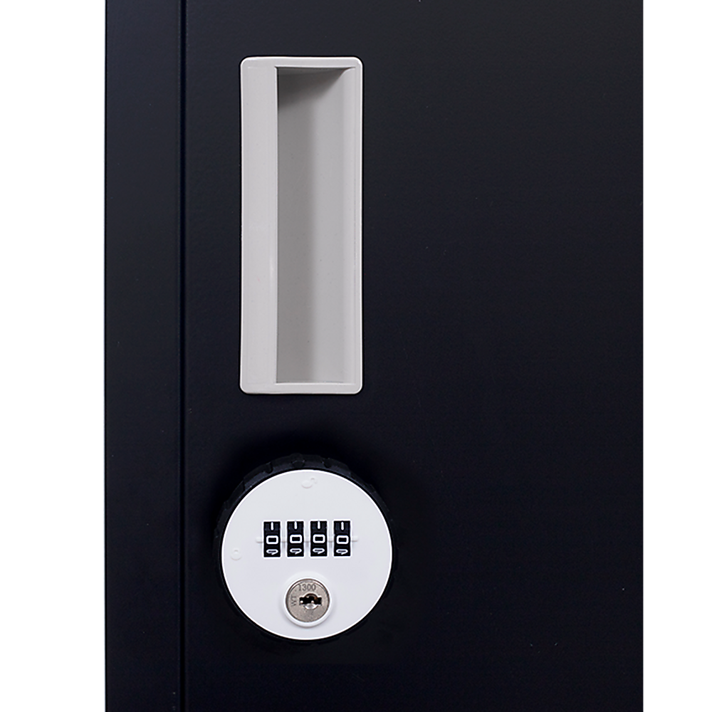 12-Door Locker with 4-Digit Combination Lock - Secure Storage for Office, Gym, Shed, School & Home | Perfect for Personal Belongings, Equipment & Valuables