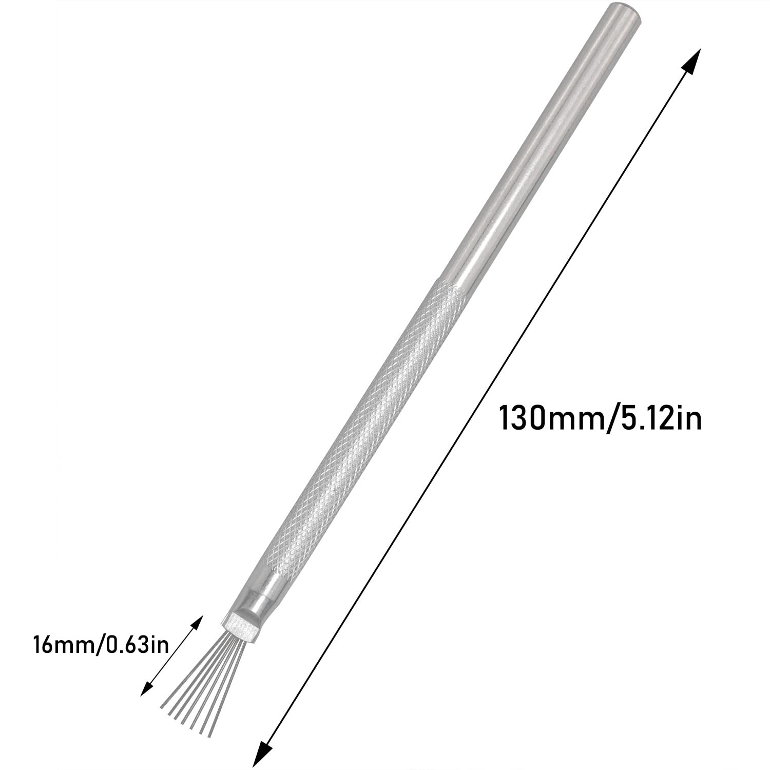 LUORNG 7-Pin Clay Needle Tool - Professional Feather Wire Texture & Detail Tool for Fondant, Pottery, and Sculpting - Perfect for Cake Decorating, Ceramic Art, and DIY Crafts