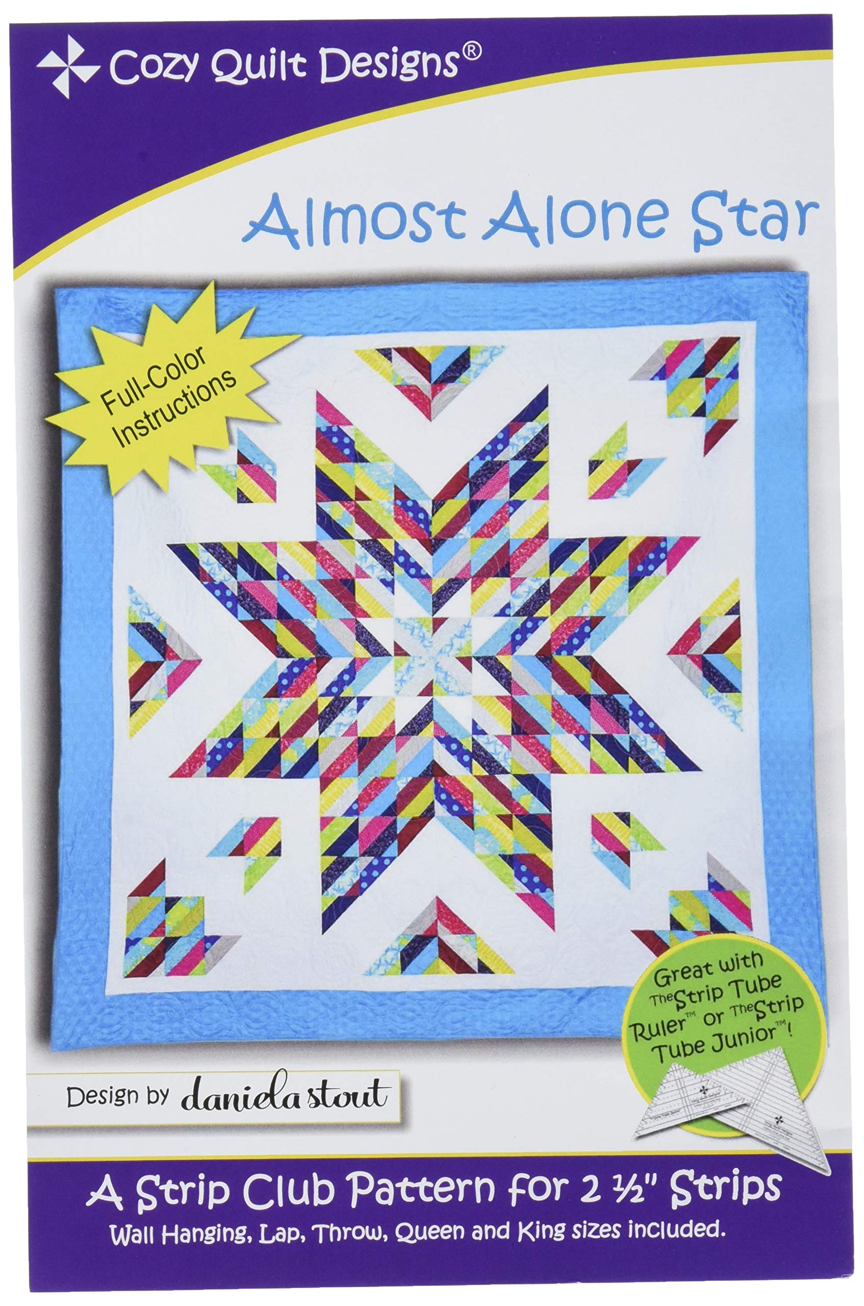 Almost Alone Star Pattern Cozy Quilt - Handmade Cotton Bedspread for Queen/King Size Beds - Perfect for Winter Warmth & Farmhouse Decor