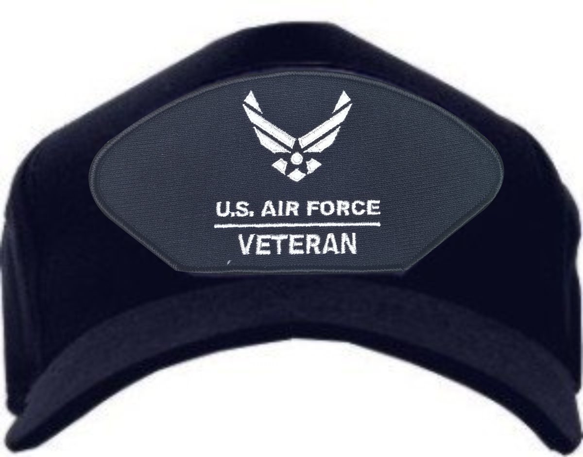 Air Force Veteran Hat - Military Baseball Cap for Men & Women - Patriotic Hap Ball Cap - Perfect for Veterans Day, Memorial Day & Military Appreciation Events