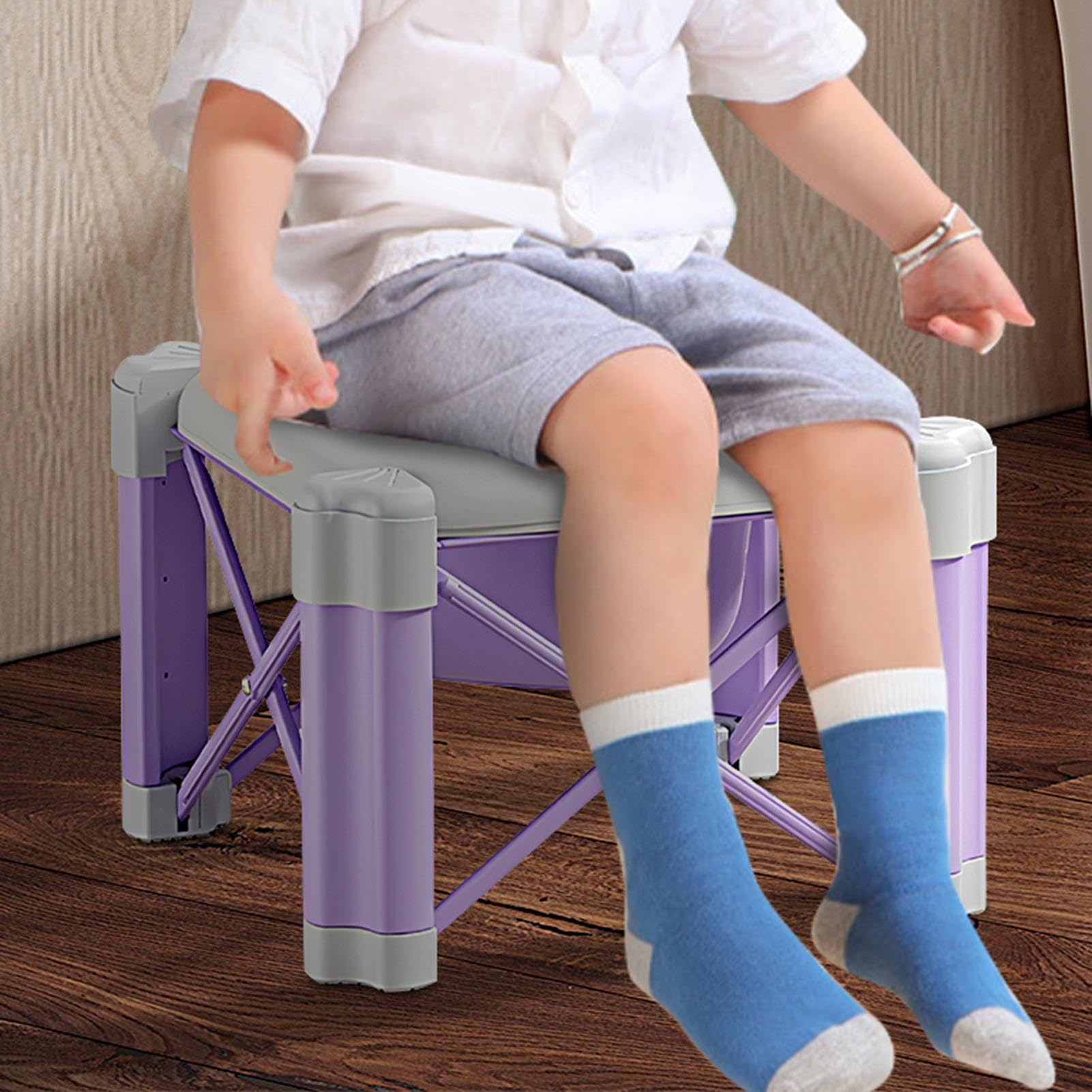 Portable Travel Potty for Toddlers - Foldable Potty Training Seat with Carry Bag | Kids Toilet Chair for Home, Car & Outdoor Use | Compact & Lightweight for Camping, Road Trips & Airplane Travel