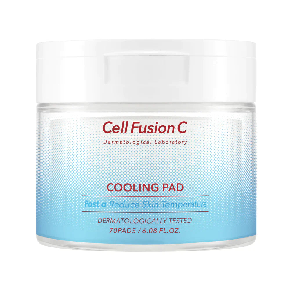 Cell Fusion C Post Alpha Cooling Pad - 70 Pads for Skin Hydration & Soothing | Perfect for Post-Treatment Care & Sensitive Skin Relief