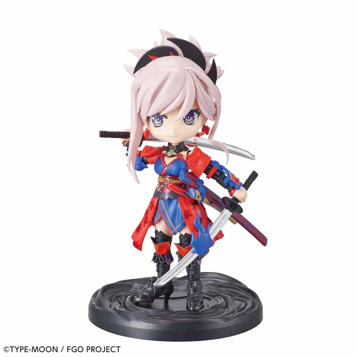 Bandai Petitrits #05 Fate/Grand Order Saber - Miyamoto Musashi Action Figure Model Kit for Anime Collectors & Display