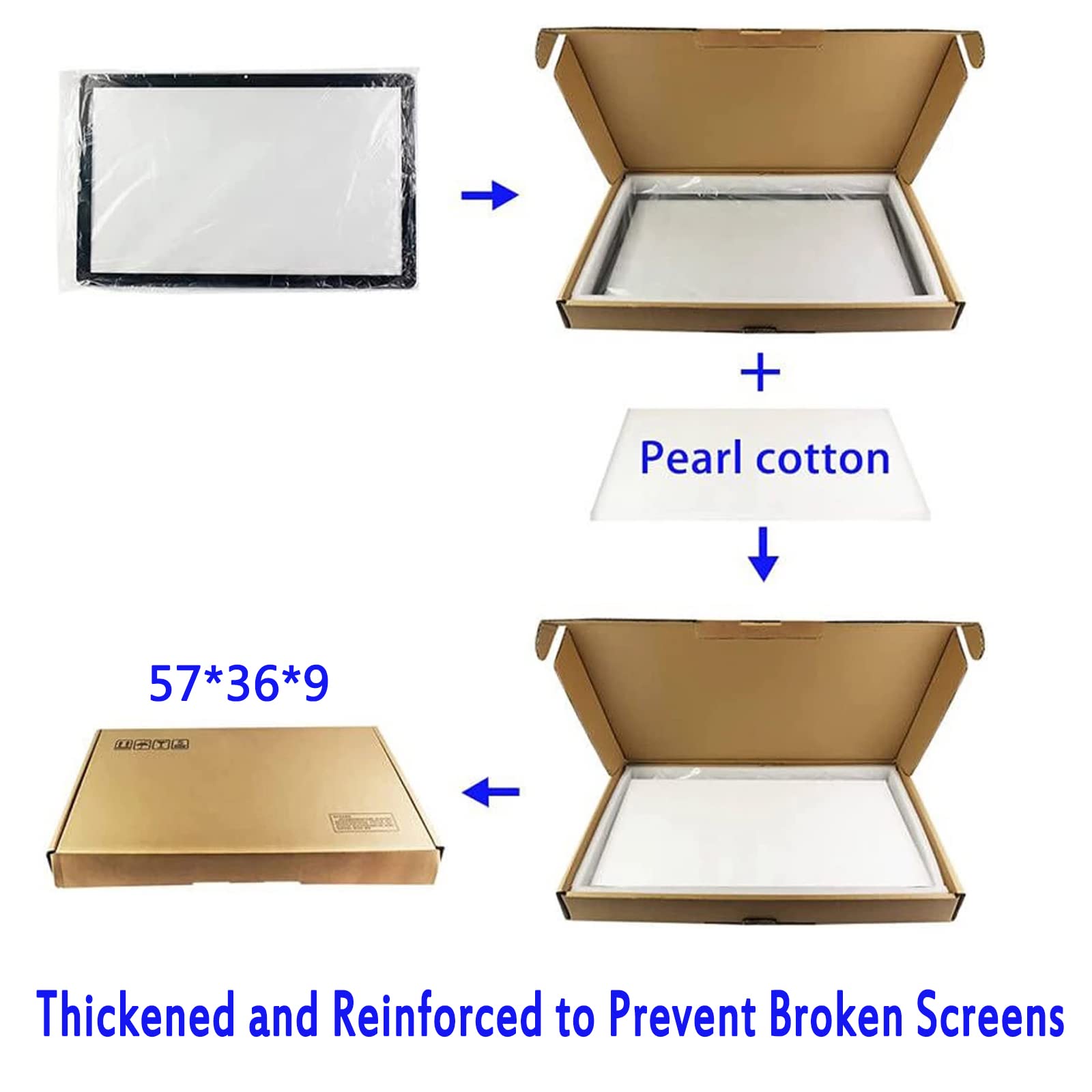 Tempered Glass Screen Protector for Apple iMac 21.5 Inch (A1418/A2116) - Compatible with 2012-2020 Models (EMC 2544/2638/2742/2833/3069/2805/2889/3194/3195) - Anti-Glare & Scratch Protection for Home & Office Use