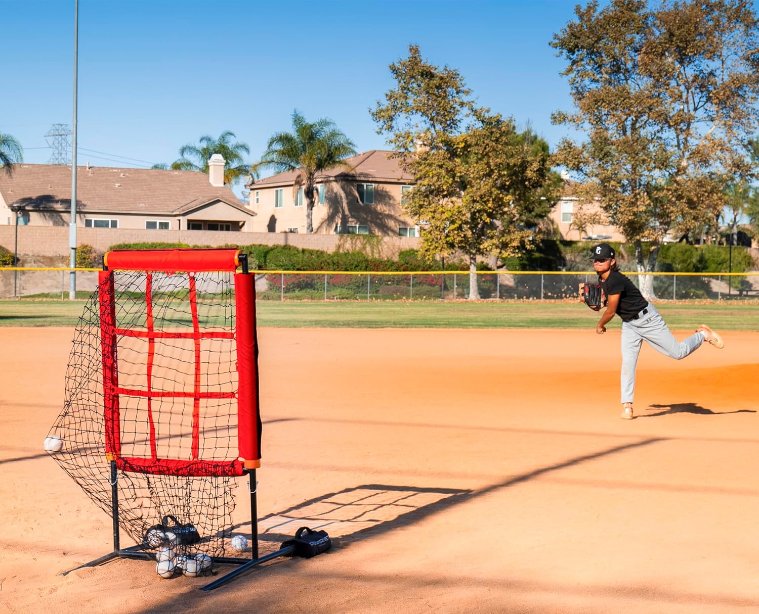 Powernet 9 Pocket Pitch Target Pro - Professional Soccer Training Equipment for Goal Scoring Practice | Perfect for Backyard Drills, Team Practice & Soccer Skill Development