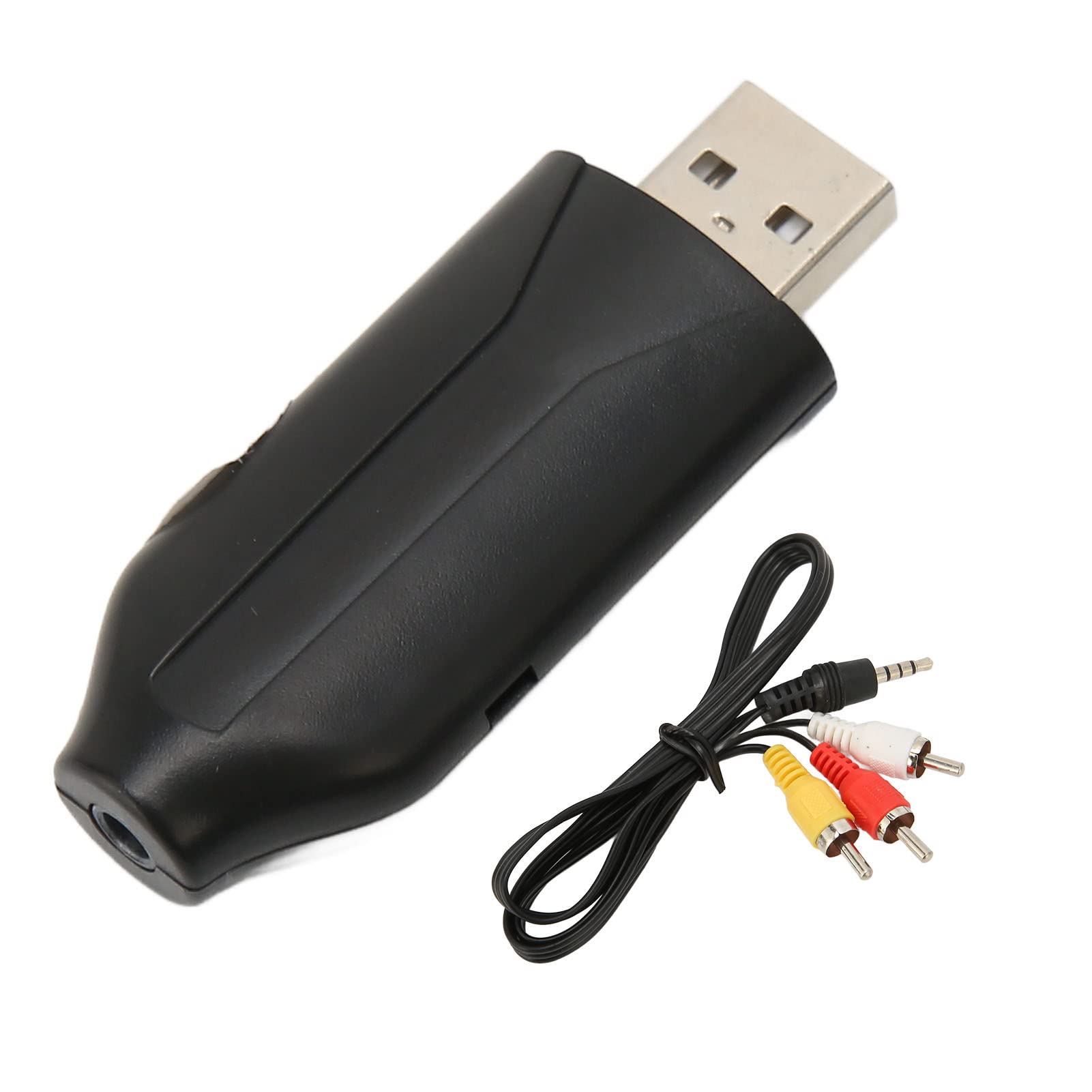 Septpenta USB AV Capture Card - Convert & Edit Videos to Digital Format | Compatible with Windows XP/7/8/10 & Mac OS 10.3+ | Perfect for Live Streaming, Gaming, Video Editing & Home Theater Setup