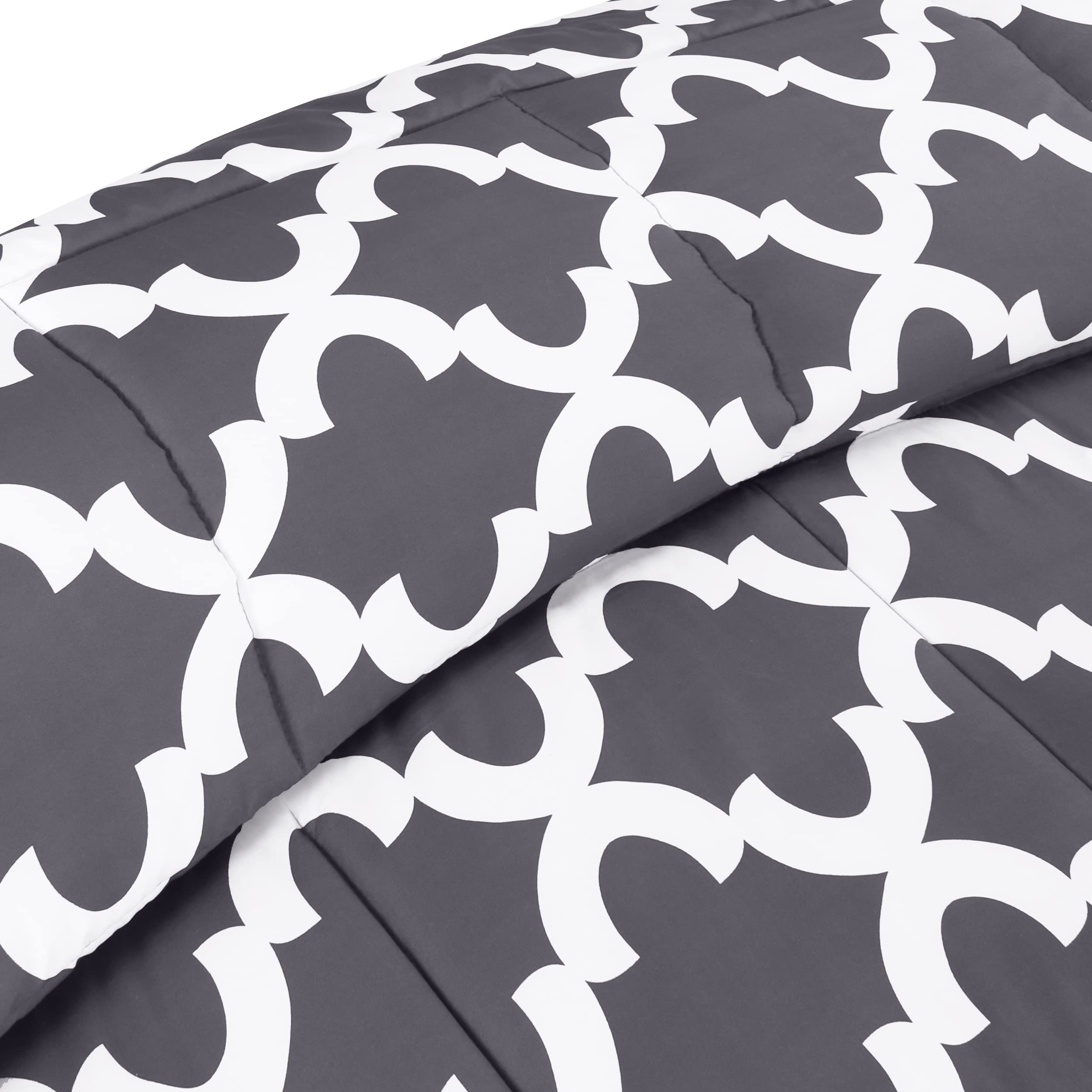 Utopia Bedding King Size 3-Piece Comforter Set with 2 Pillow Shams - Soft Down Alternative Bedding - Machine Washable Grey Comforter - Perfect for Master Bedroom, Guest Room & Cozy Home Decor