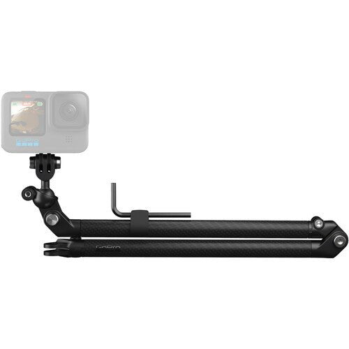GoPro Boom and Bar Mount - Adjustable Extension Pole for Biking, Surfing & Action Sports - Compatible with GoPro Hero 12/11/10/9/8/7/6/5/4/3+ Cameras - Perfect for Vlogging, Cycling & Outdoor Adventures