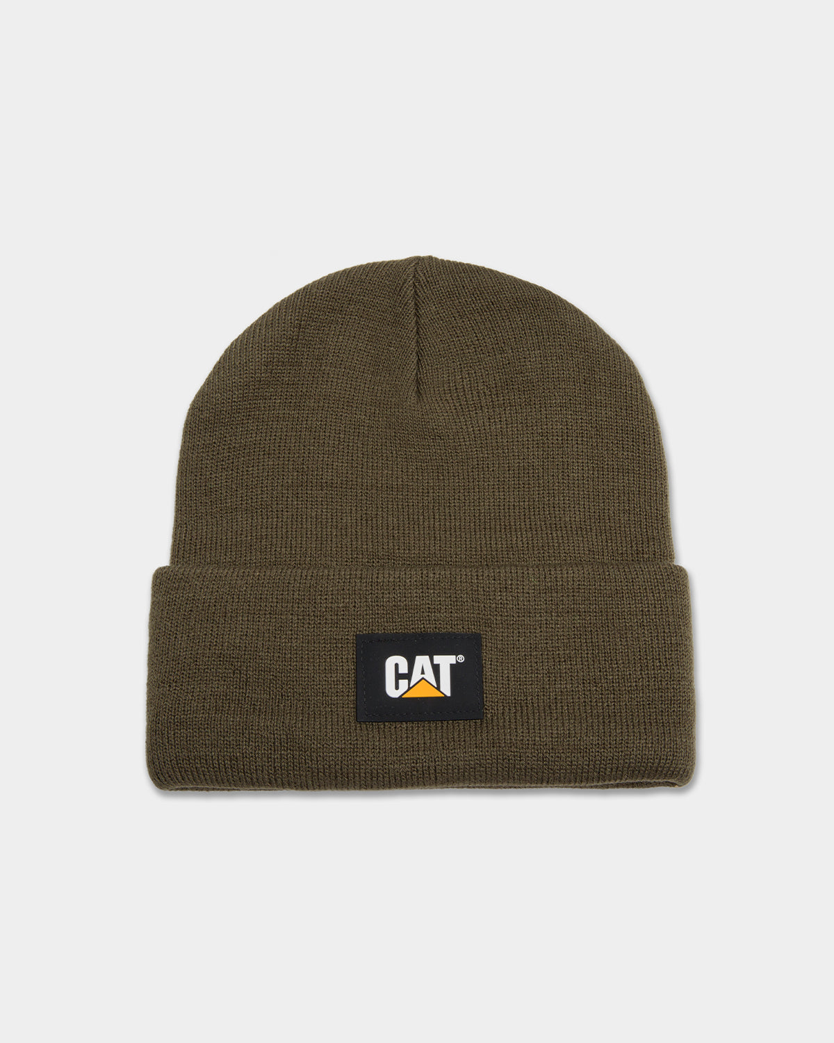 CAT LABEL CUFF BEANIE - Warm Knit Winter Hat for Men & Women - Perfect for Cold Weather, Outdoor Activities, and Street Fashion