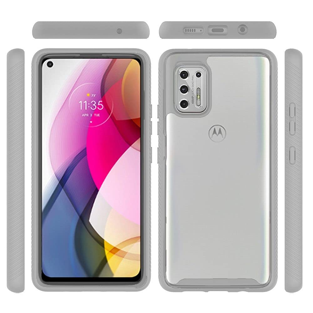 Shockproof Heavy Duty Bumper Case for Moto G Stylus 2021 - Clear Protective Phone Cover | Perfect for Outdoor Activities, Work & Everyday Use