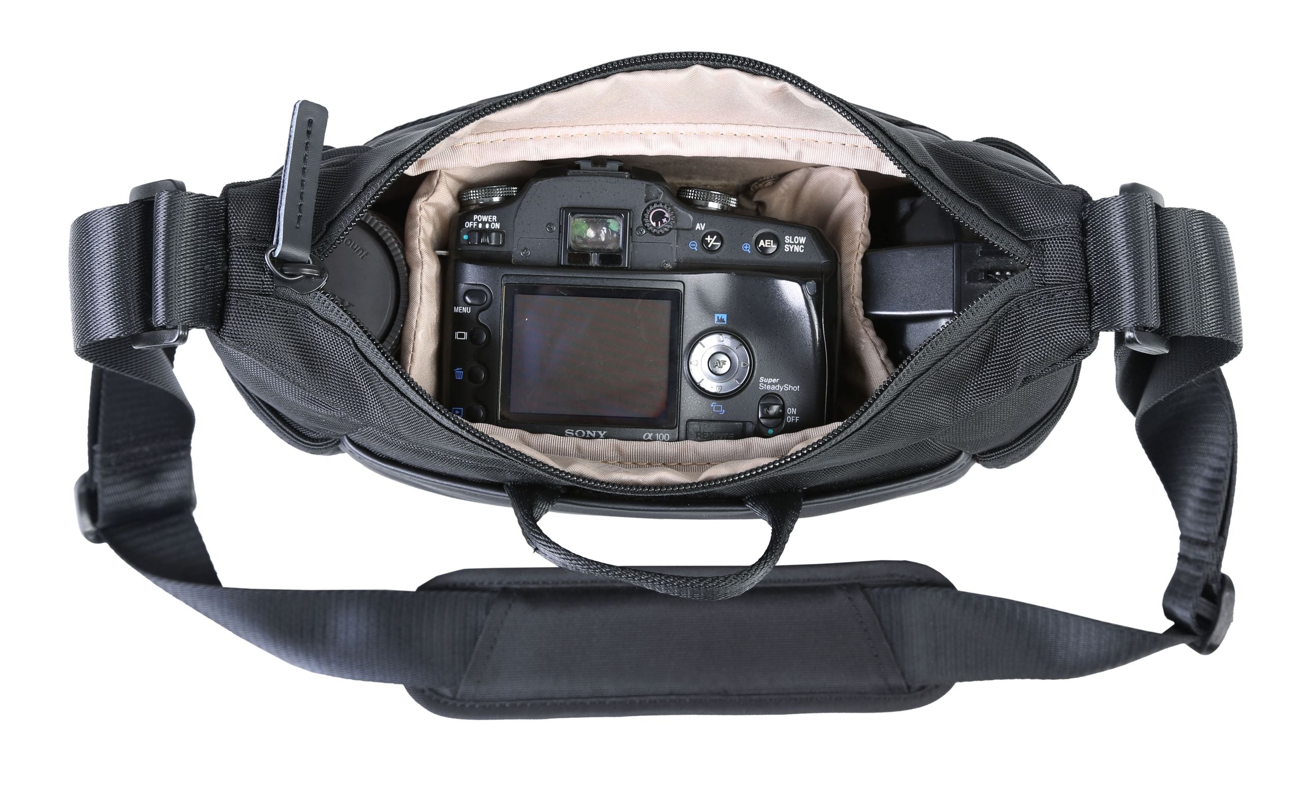 VEO GO 21M BK Shoulder Bag for Women & Men - Lightweight Waterproof Crossbody Bag with Adjustable Strap - Perfect for Travel, Work, and Everyday Use (Black)