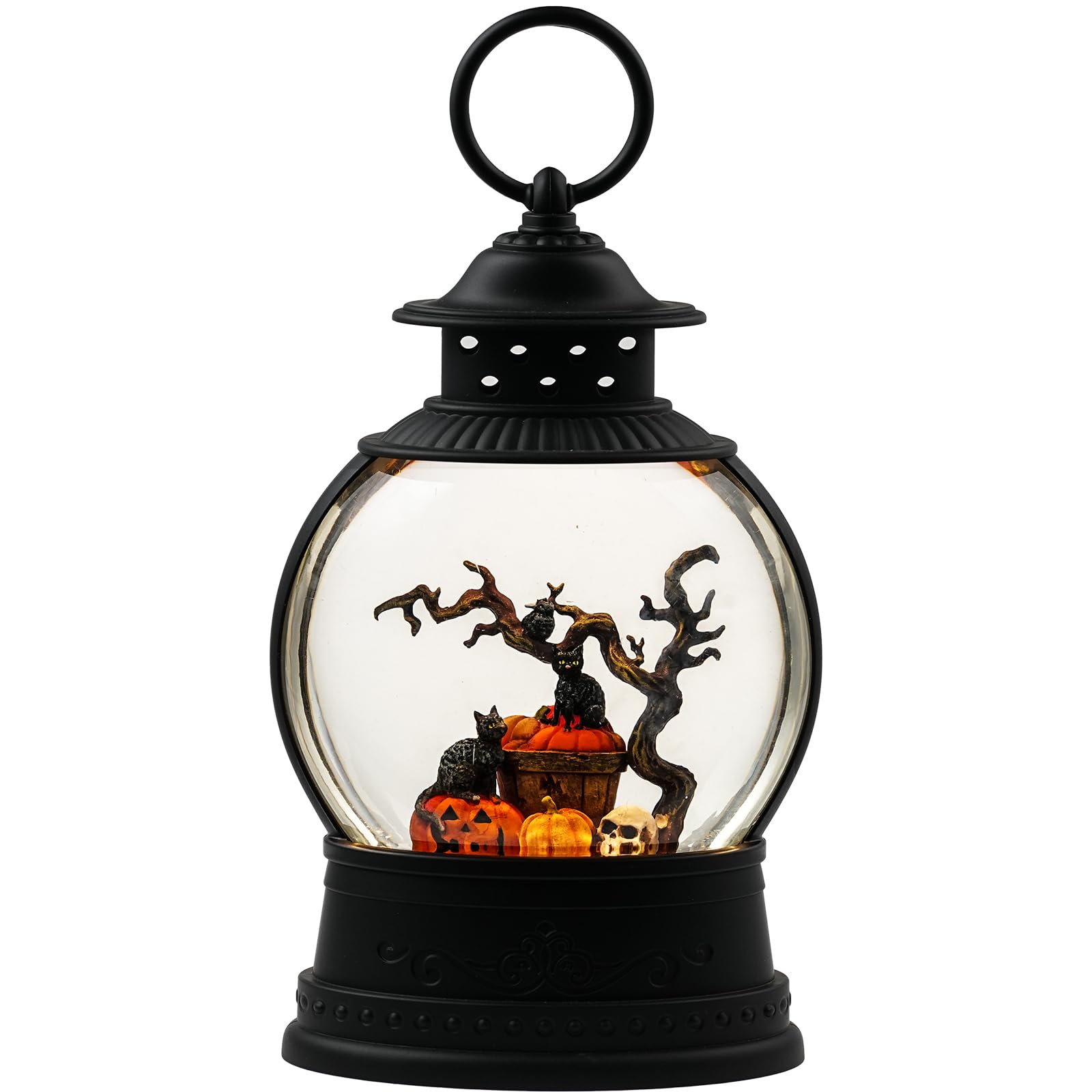 Halloween Snow Globe Lantern with Music & 6H Timer - 10