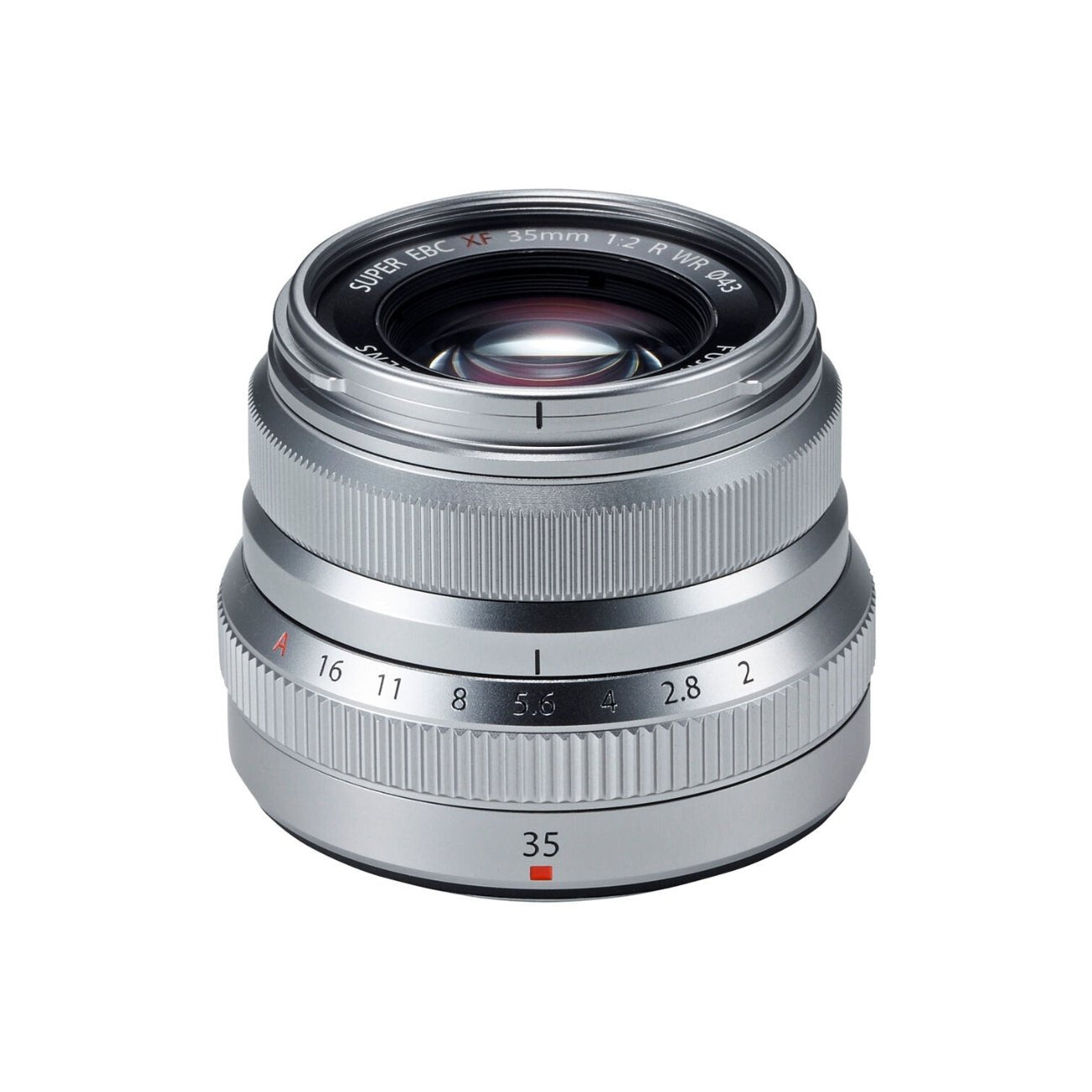 Fujifilm XF 35mm F/2 R WR Lens (Black & Silver) - Weather Resistant Prime Lens for Fujifilm X-Mount Cameras | Perfect for Portrait, Street & Low Light Photography