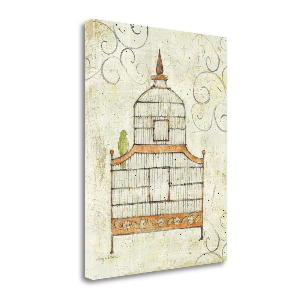 Avery Tillmon Bird Cage III - Fine Art Giclee Print on Gallery Wrap Canvas, Ready to Hang Wall Decor for Living Room, Bedroom & Office