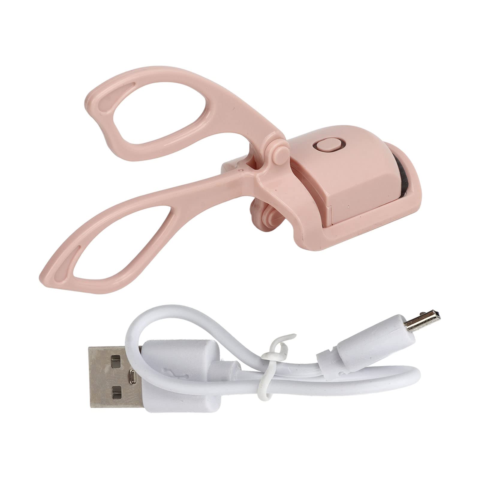 Electric Heated Eyelash Curler - Safe & Comfortable Lash Curling Tool with 150mAh Polymer Battery for Home Use | Perfect for Daily Makeup, Travel & Gifts (Pink)