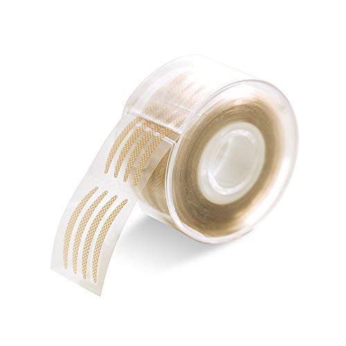 Nasmodo 600 Pcs Invisible Waterproof Eyelid Tape - Double Eyelid Stickers for Natural Eye Makeup, Eye Shadow Tools with Fork (Beige) | Perfect for Asian Monolid Enhancement & Everyday Beauty Routine