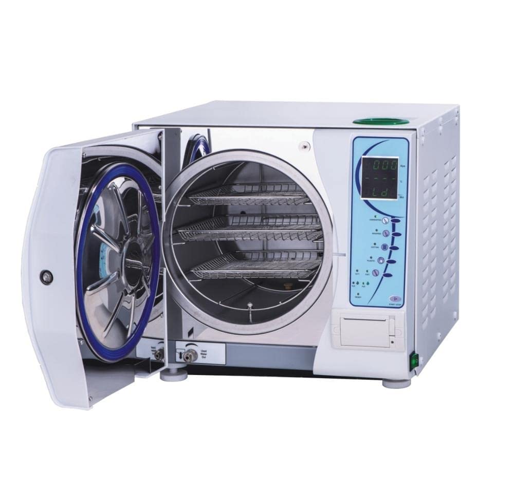 B Class SUN23-II Digital Autoclave Sterilizer - 23L Lab Steam Sterilizer with Vacuum Function & Data Printing | Ideal for Medical, Dental, and Laboratory Equipment Sterilization