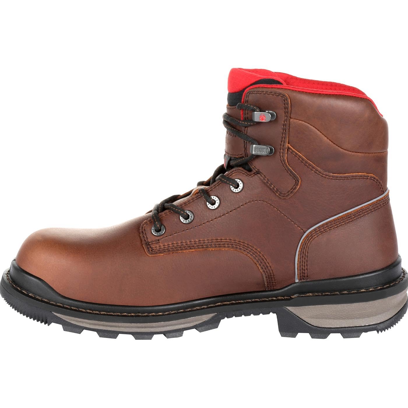 ROCKY Rams Horn Waterproof Work Boots for Men - Steel Toe, Slip Resistant, Comfortable Safety Shoes for Construction, Hiking & Outdoor Work