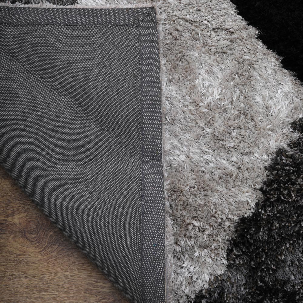 Handmade Diagonal Hand Tufted Wool Area Rug - Soft Non-Slip Living Room Carpet for Bedroom, Dining Room, Home Decor