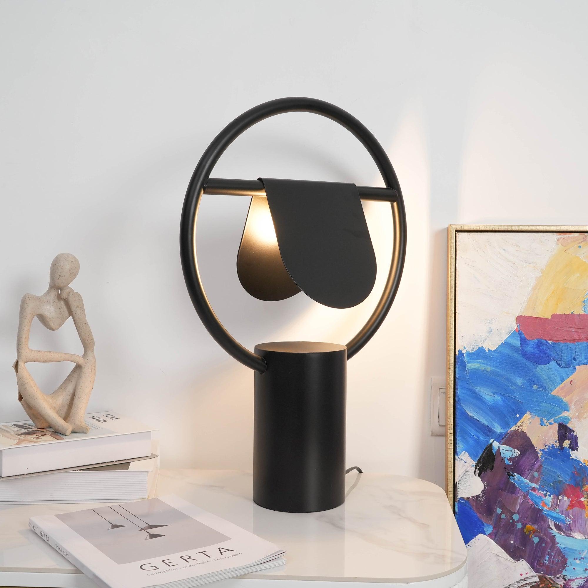 Modern Anae Table Lamp - Adjustable LED Desk Light with USB Port for Bedroom, Office & Study - Warm White & Cool White Lighting Modes