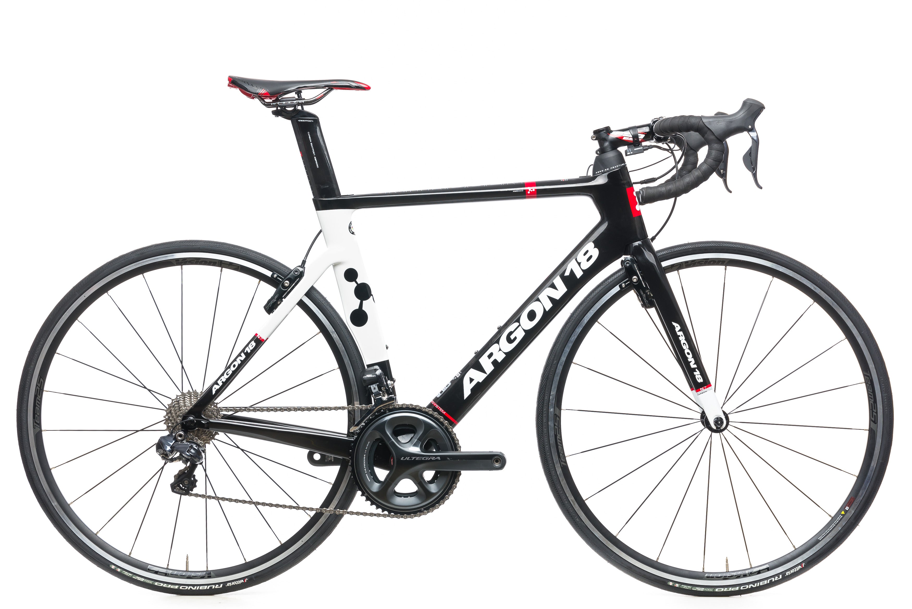 Argon 18 Nitrogen Road Bike - Lightweight Carbon Frame, Shimano 105 Groupset, Medium Size (54cm) - Perfect for Racing, Endurance Rides & Long-Distance Cycling