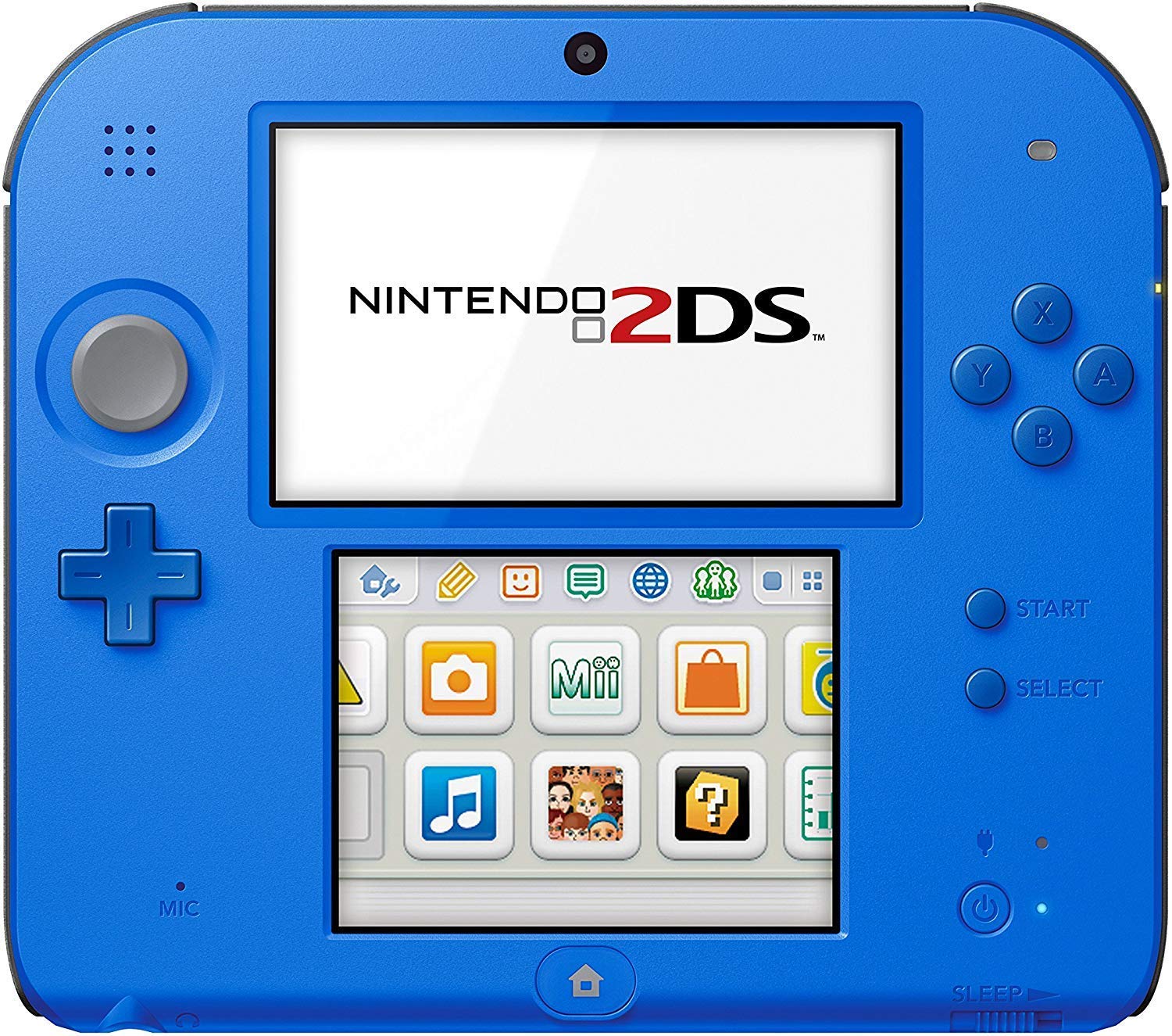 Refurbished Nintendo 2DS Handheld Console - Electric Blue | Portable Gaming System for Kids & Adults | Perfect for Travel, Commuting & Home Entertainment