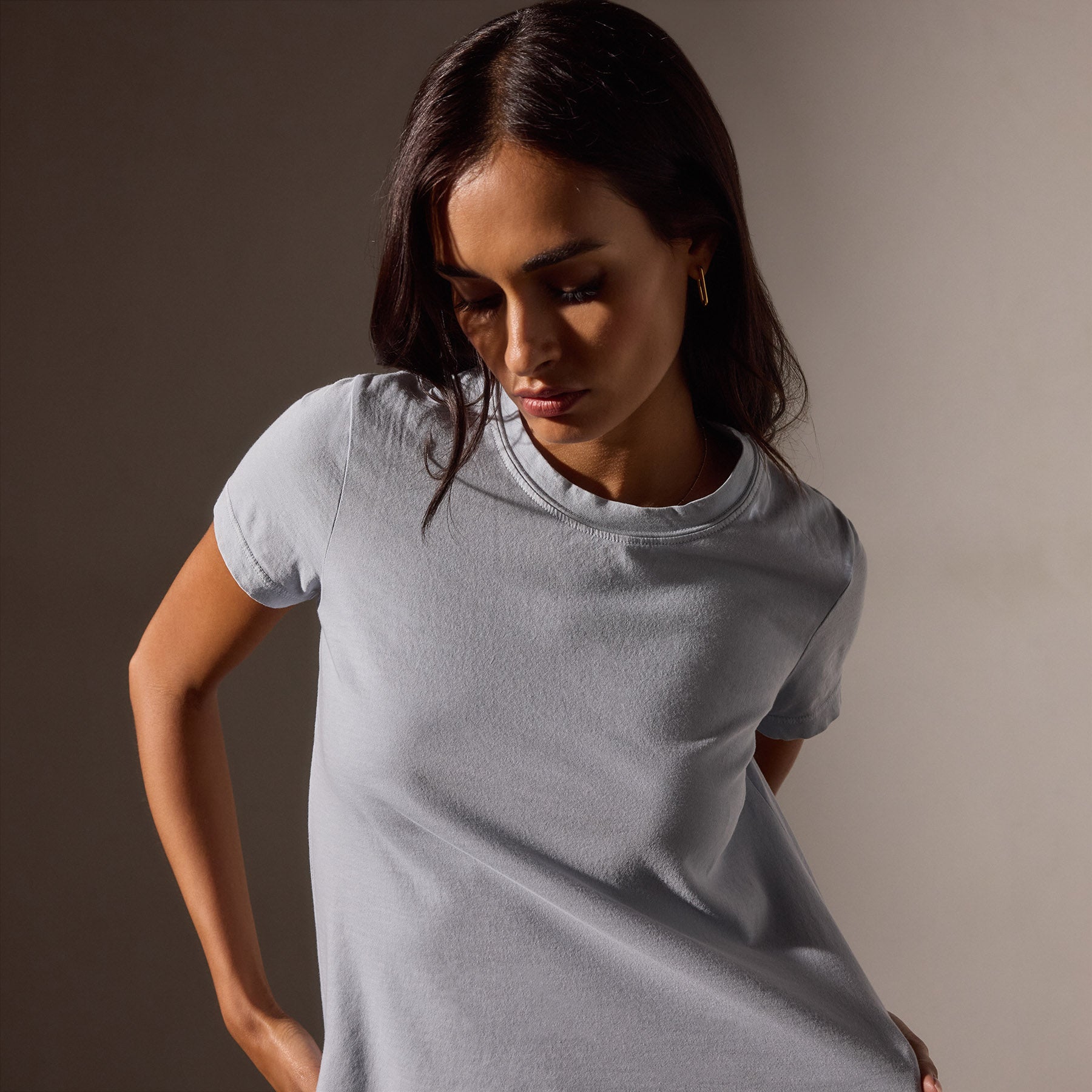 Vintage Little Boy T-Shirt - Grey Glacier Pigment Washed Cotton Tee for Kids | Casual Wear, Playdates & Family Outings