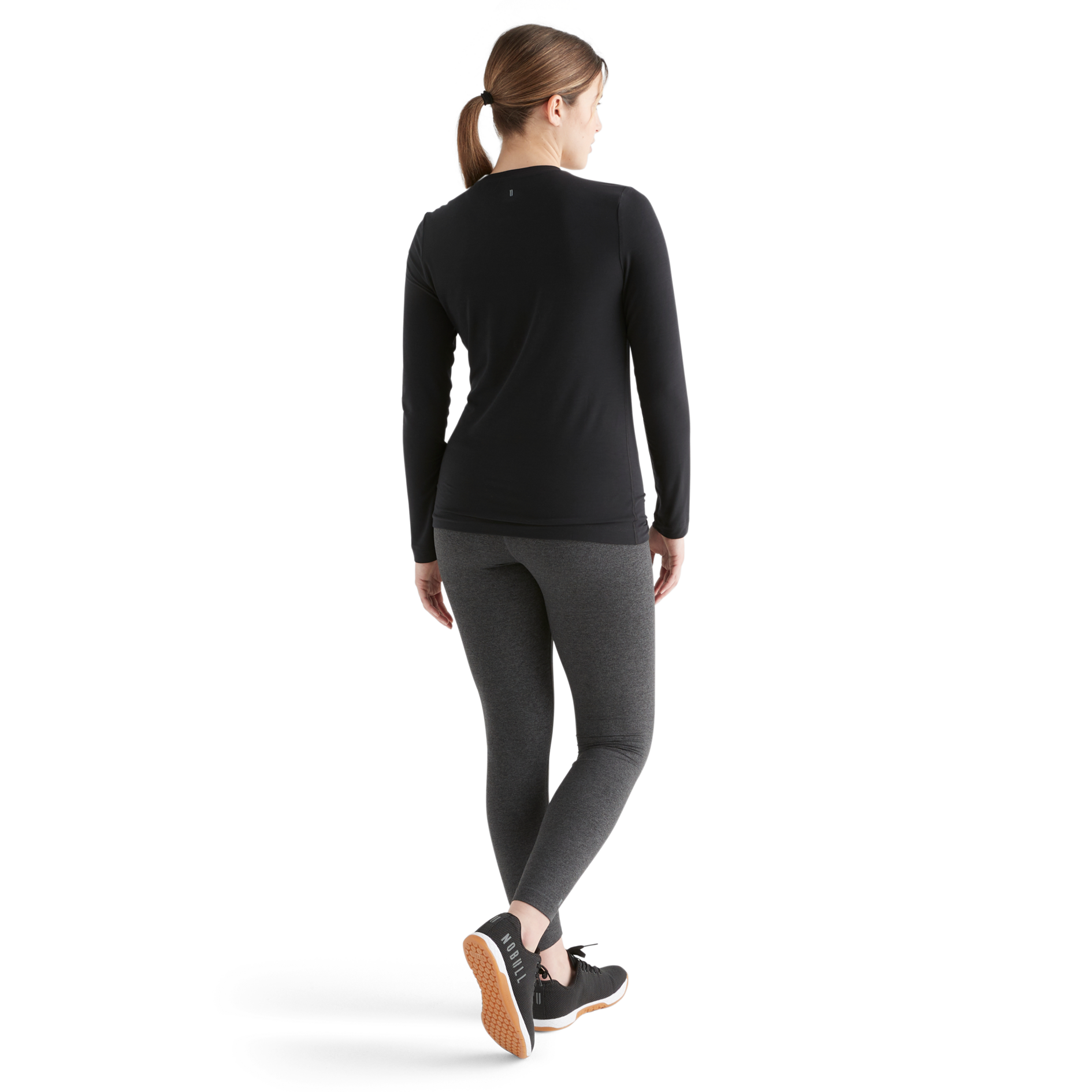 NOBULL Women's Long Sleeve T-Shirt - Workout, Gym & Everyday Wear - Moisture Wicking Athletic Top for CrossFit, Running & Casual Outfits