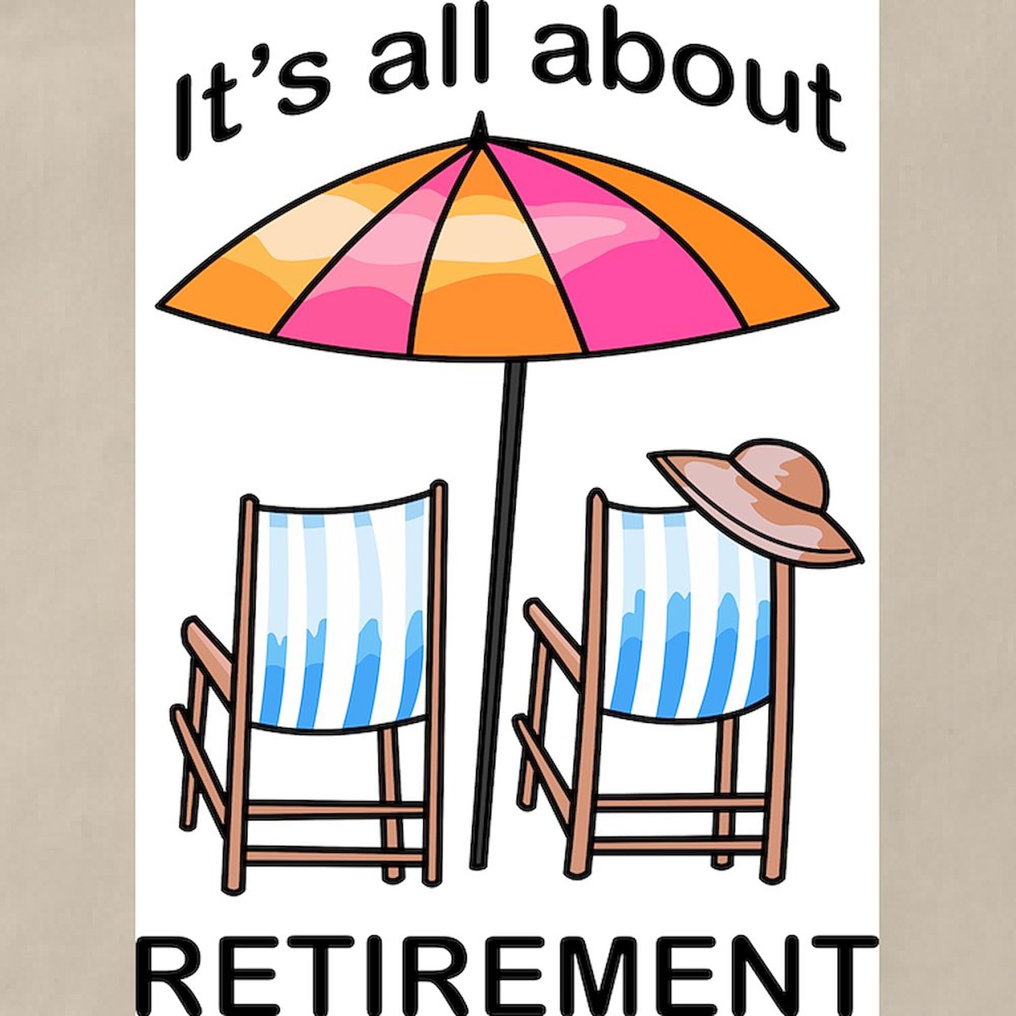 Retirement Kitchen Apron with Pockets - BBQ Grilling & Baking Apron for Men & Women - Funny Gift for Retirees - Perfect for Cooking, Baking, Outdoor Grilling & Housewarming Parties