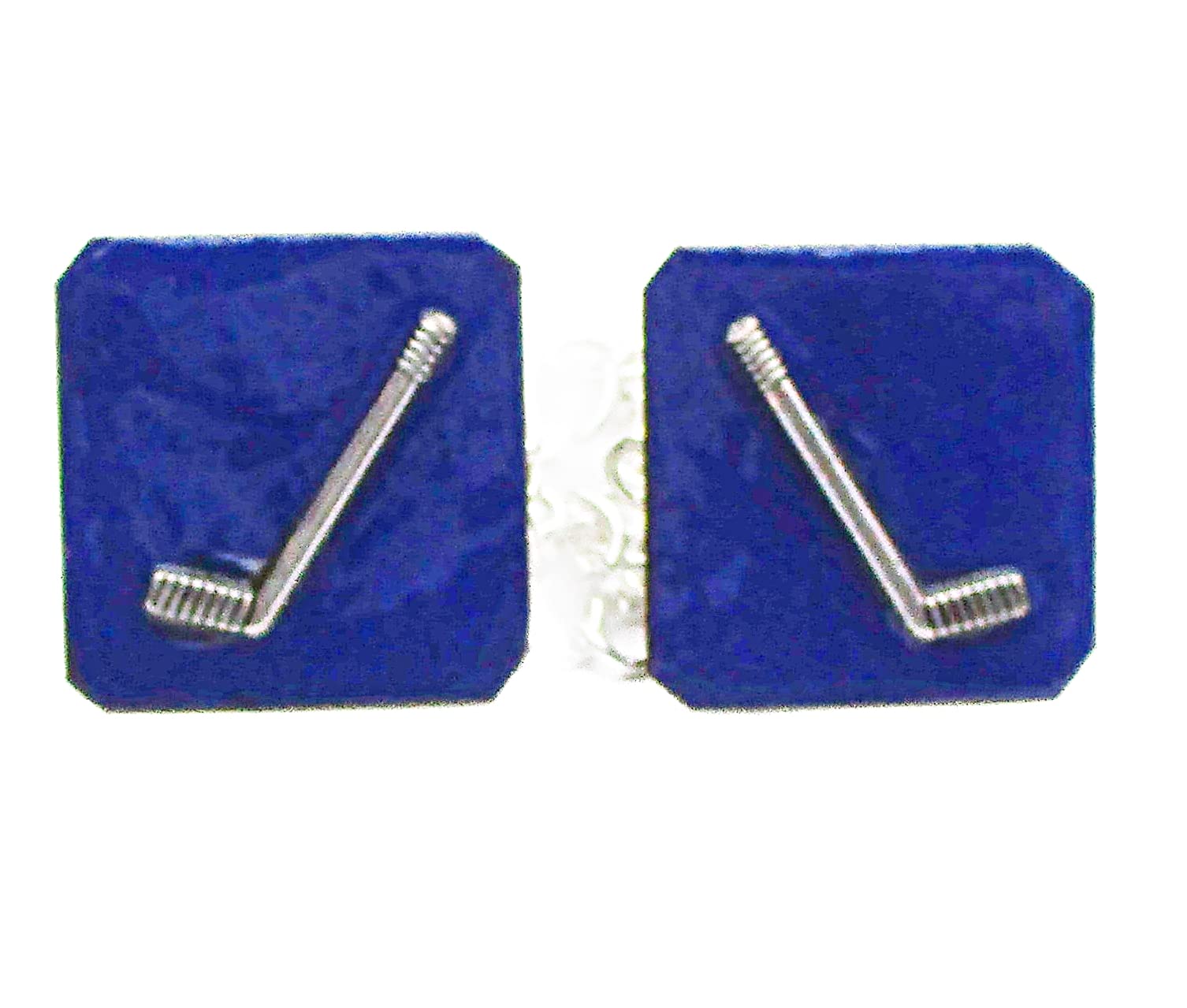 Tallit Clips - Handcrafted Copper Enamel Hockey Stick Charms for Jewish Prayer Shawls | Perfect for Bar Mitzvah, Synagogue & Religious Ceremonies
