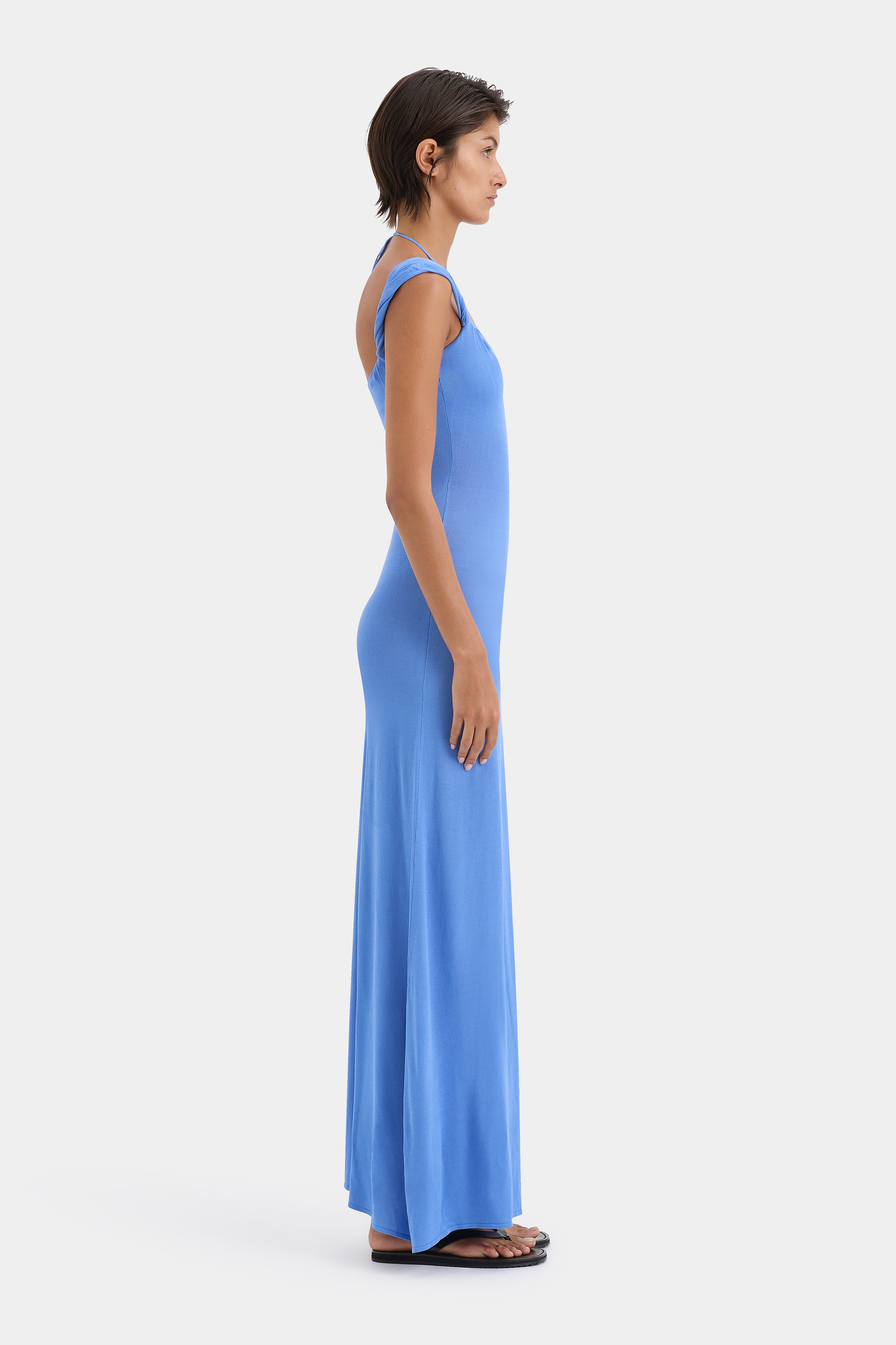 Valejo Women's Halter Neck Summer Dress - Flowy Sleeveless Maxi Dress for Beach, Vacation & Party Wear