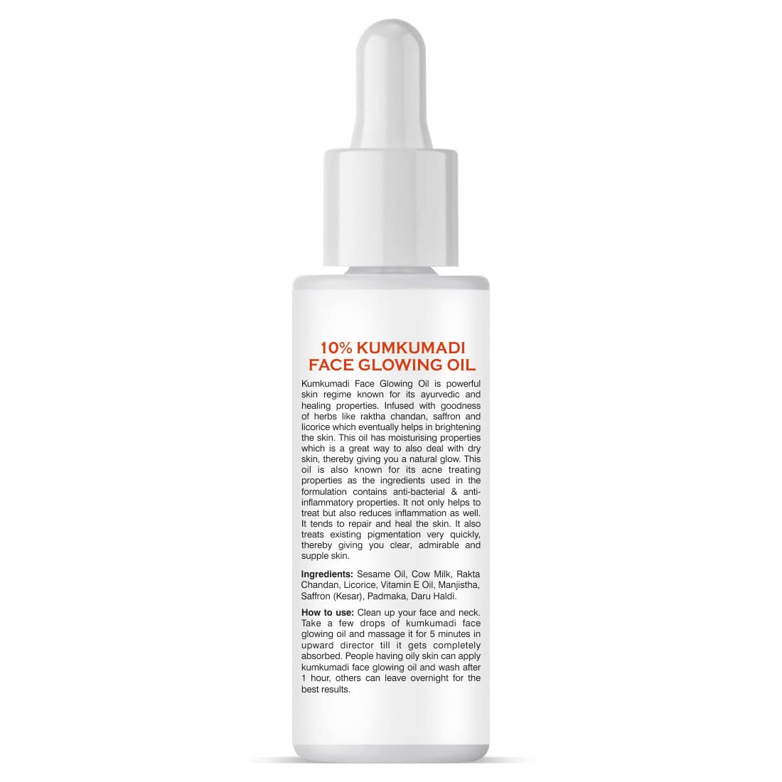 Earth Science Ayurveda 10% Kumkumadi Face Glow Oil with Vitamin E & Licorice Extract - 30ml Anti-Aging Facial Oil for Radiant, Youthful Skin | Day & Night Moisturizer for Dry, Dull Complexion