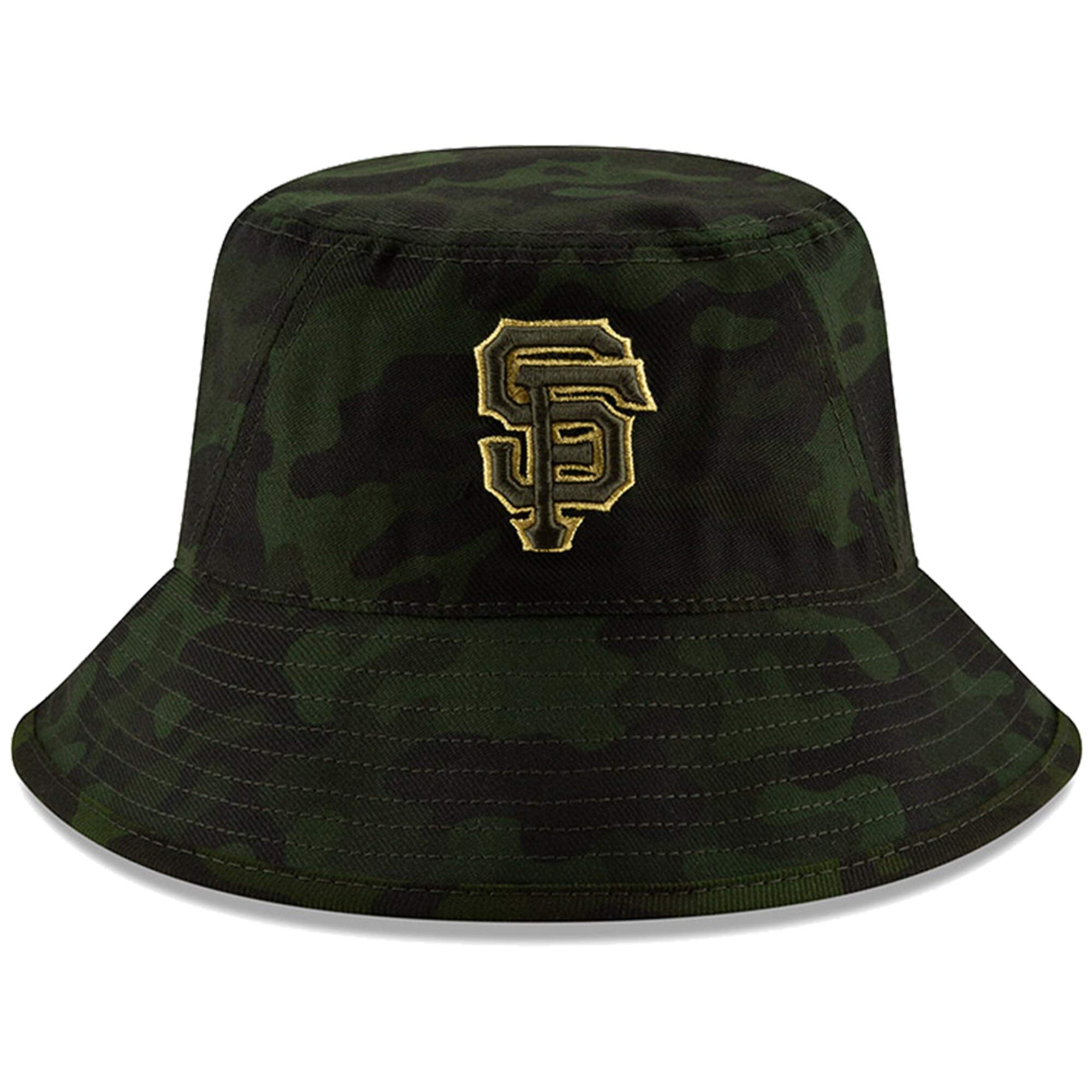 New Era MLB 2019 Armed Forces Day Bucket Hat Cap One Size Fits Most - Baseball Fan Gear for Outdoor Games & Patriotic Events