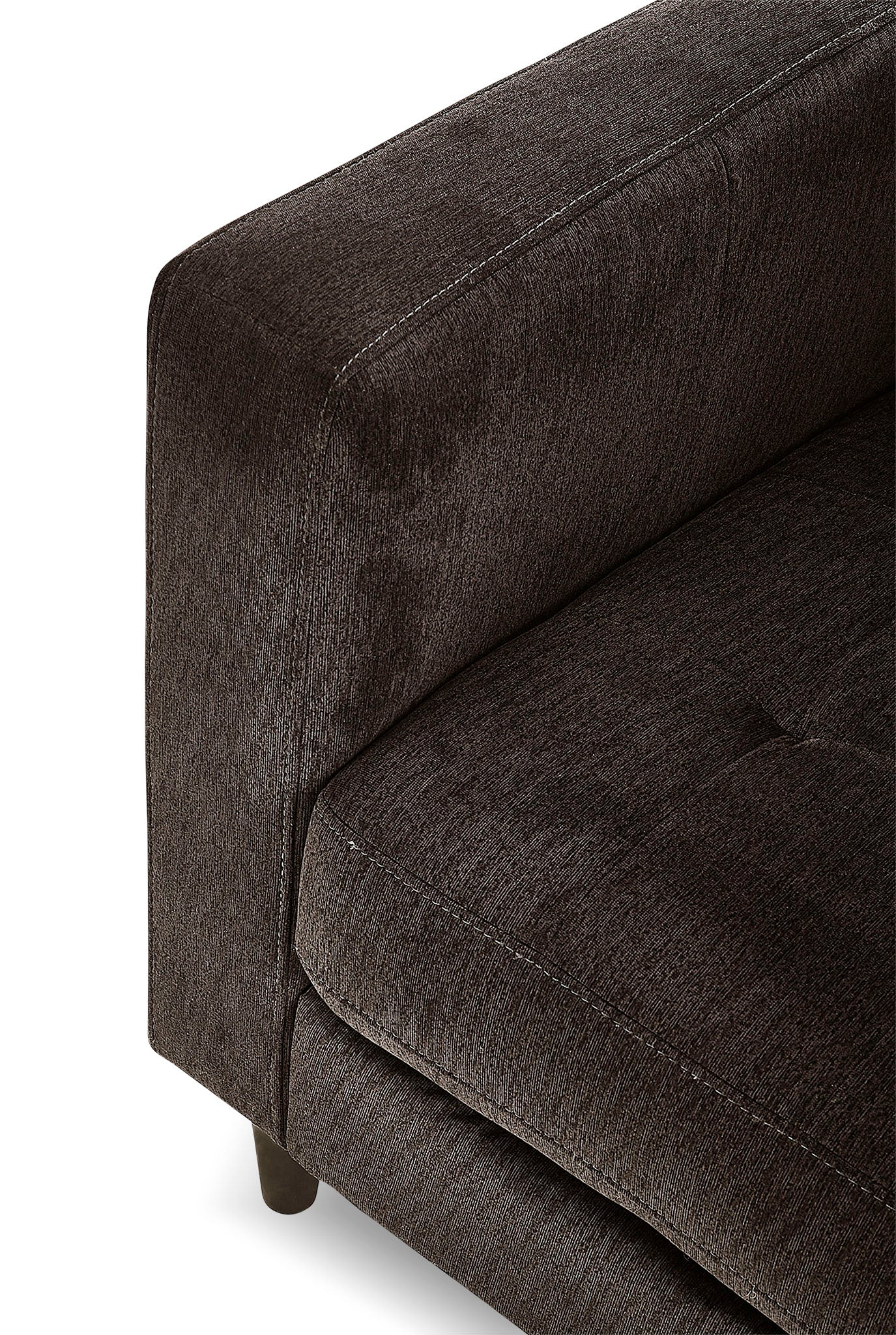 Anthena Sofa in Dark Chocolate Brown - Modern Comfortable Living Room Furniture for Home & Office