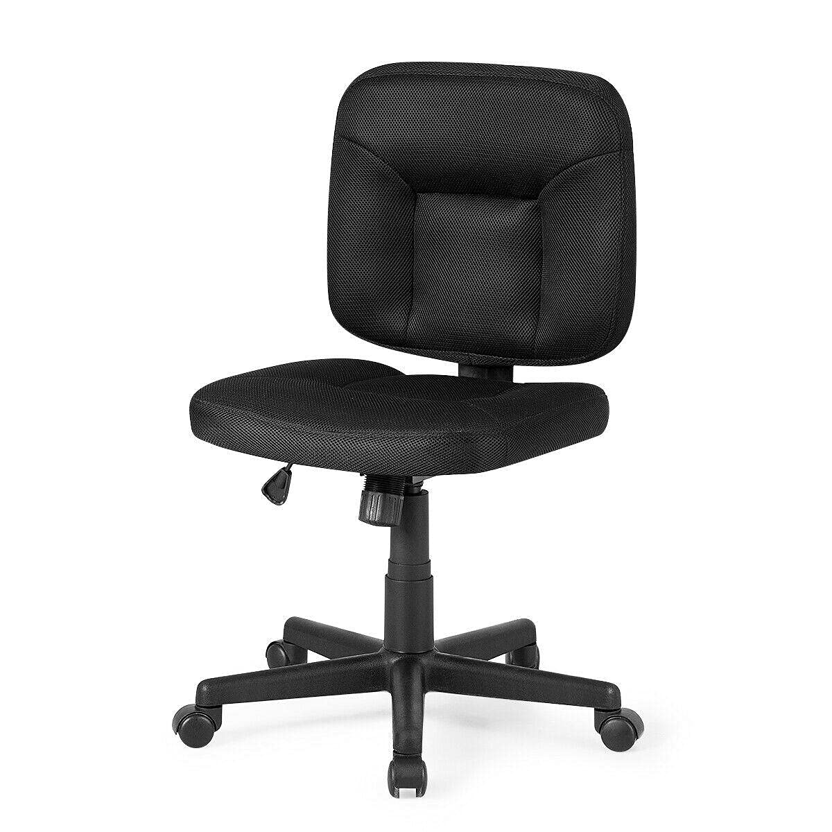Mesh Computer Chair - Low Back Adjustable Ergonomic Task Chair for Gaming & Office - Breathable Desk Chair with Rolling Wheels for Home Office, Study, and Workspace