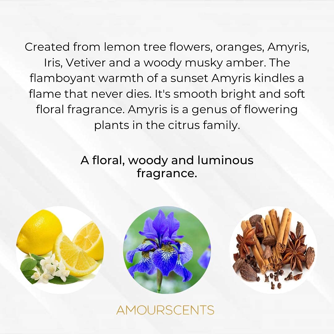 Amyris Femme - Inspired Alternative Perfume for Women, 50ml Extrait De Parfum | Long-Lasting Floral Scent for Date Night, Office & Special Occasions