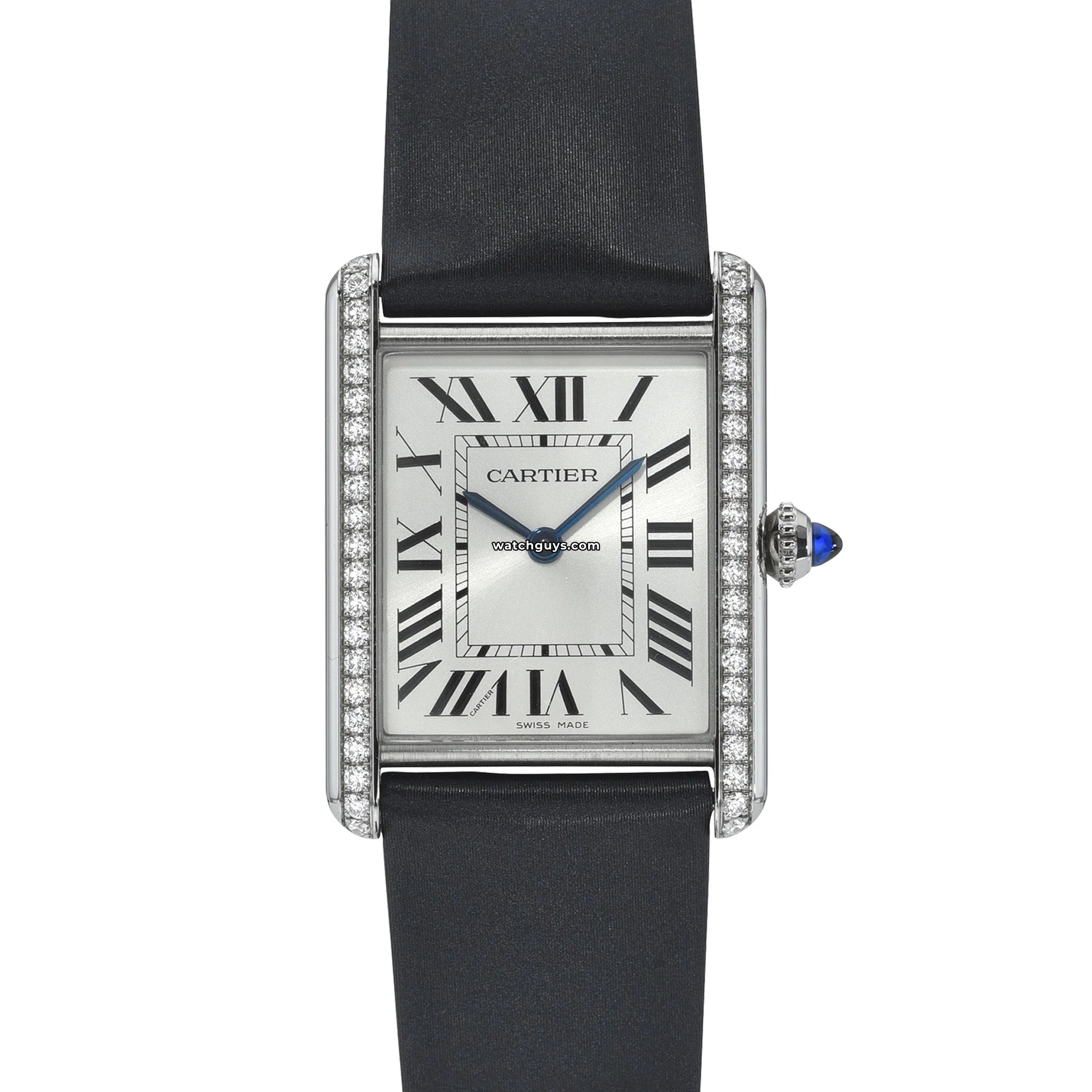 Cartier Tank Large Diamond Watch W4TA0017 - Luxury Swiss Timepiece for Men & Women - Perfect for Business, Gifts & Special Occasions