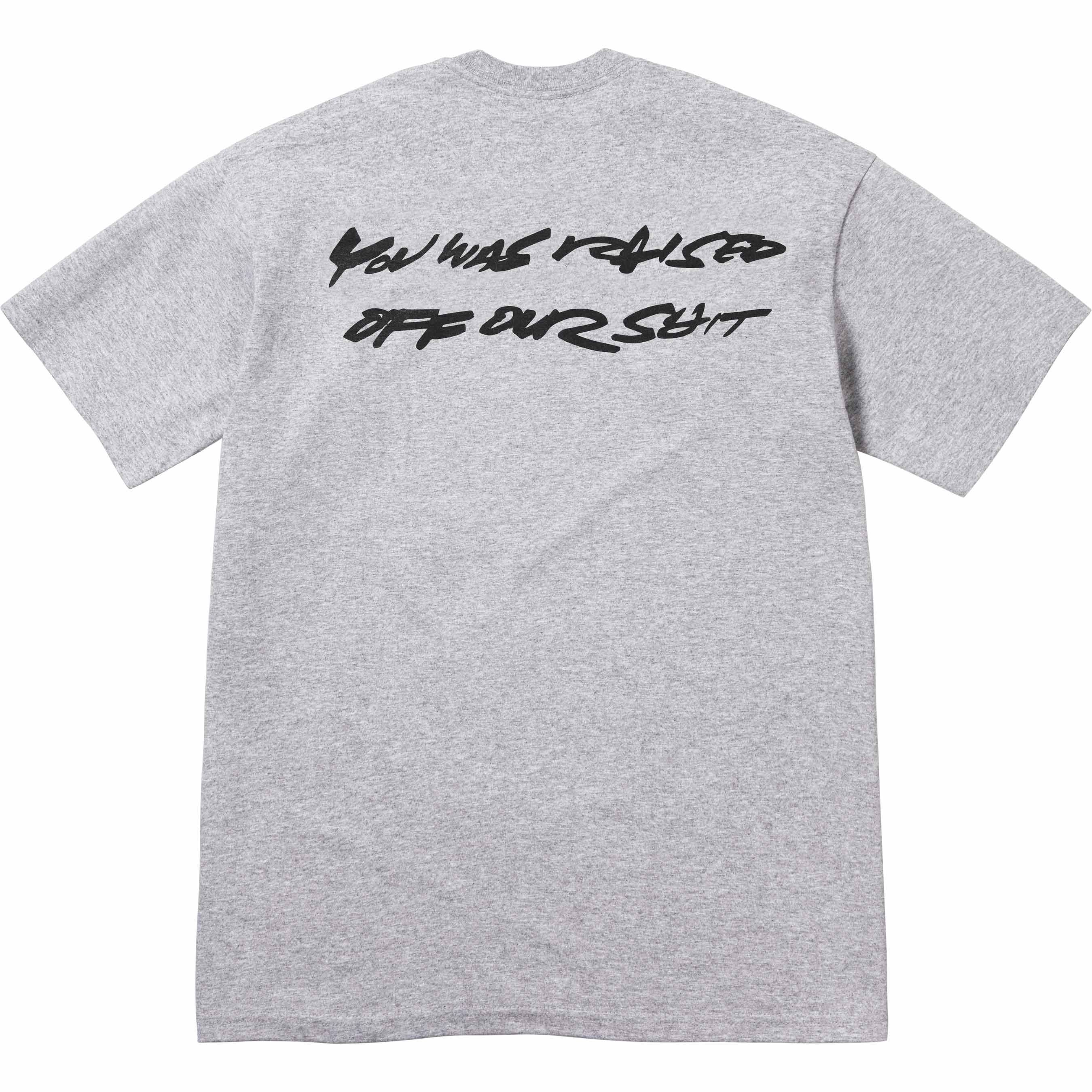 Supreme Futura Box Logo T-Shirt - Grey Cotton Streetwear Tee for Men & Women | Casual Wear, Urban Fashion, Street Style Outfits