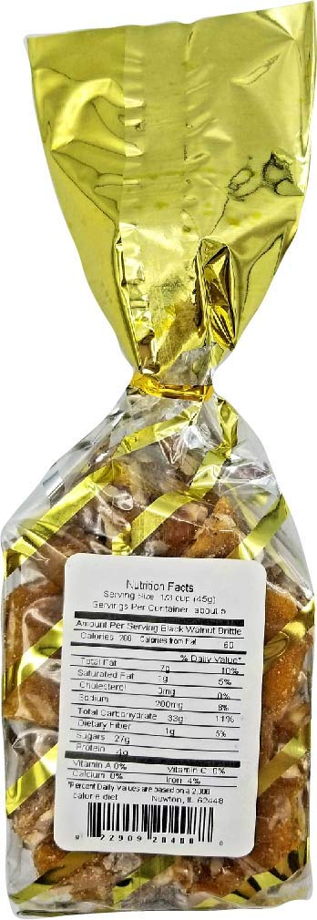 Premium Black Walnut Brittle - Gourmet Nut Candy Gift Set (4 Bags) | Perfect for Holiday Gifts, Party Favors & Sweet Treats