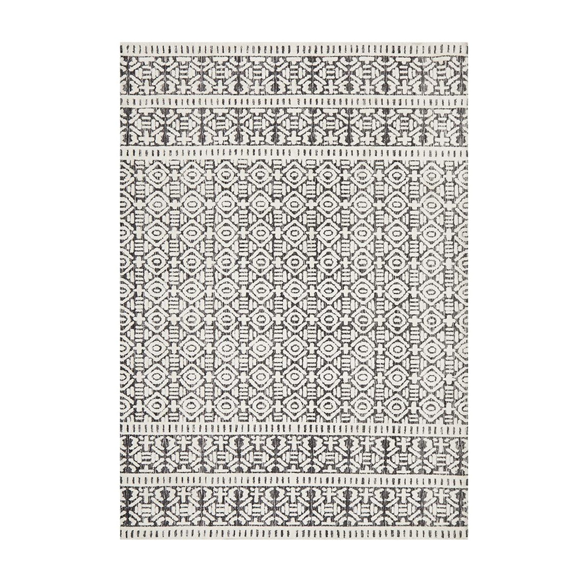 Premium Levi 361 Soft Area Rug - Ivory Color, 5x7 Feet, Non-Slip Backing for Living Room, Bedroom & Office Decor | Easy to Clean & Durable Floor Mat