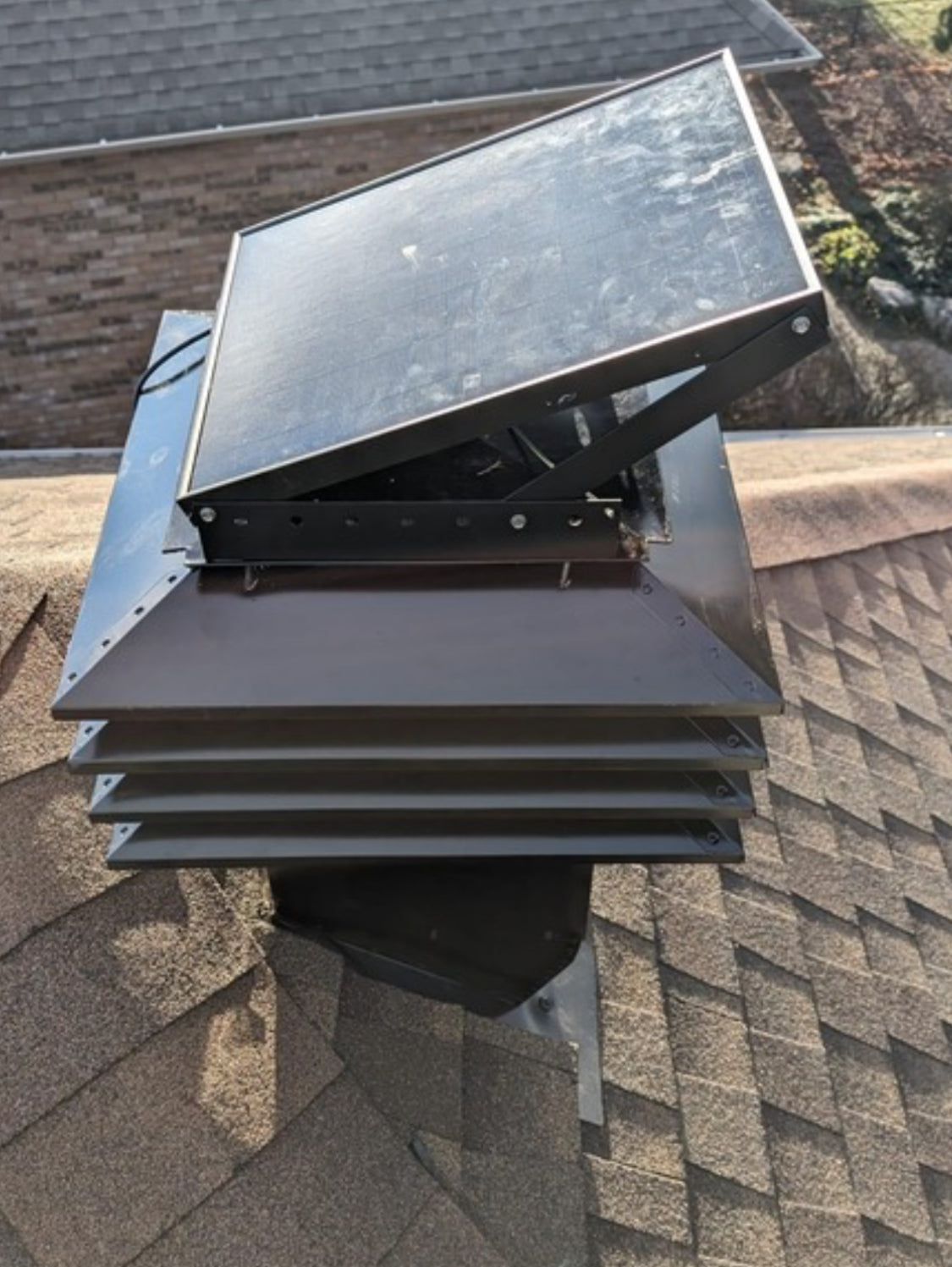 iSolar 20W106 OPTIFLEX Modular Solar Attic Fan with Optimum Tower Vent Bundle - High Efficiency Solar Powered Roof Ventilation System for Home Cooling & Energy Savings | Perfect for Hot Climates & Reducing AC Costs