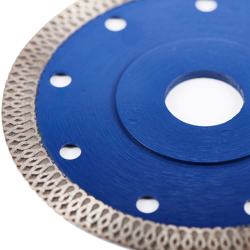 4.5 Inch Diamond Tile Saw Blade - Wet/Dry Porcelain & Ceramic Cutting Disc Wheel for Angle Grinder - Perfect for Bathroom Renovation, Kitchen Backsplash & Floor Tile Installation